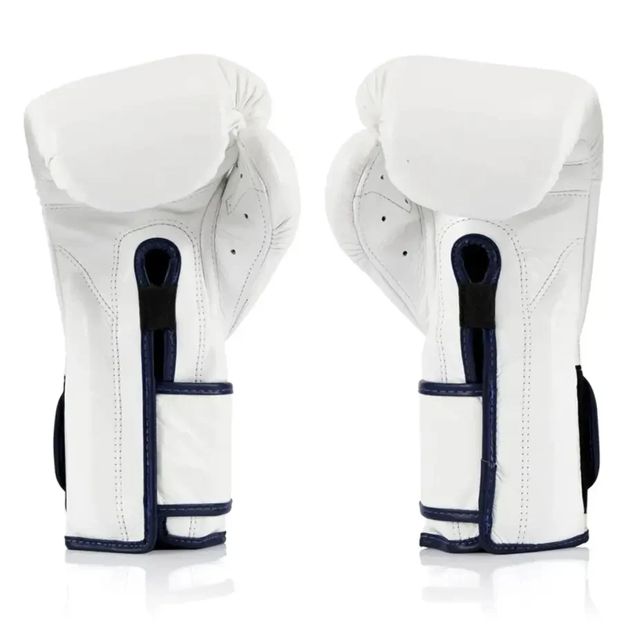 Fairtex BGV9  Mexican Style Boxing Gloves White - Image 4