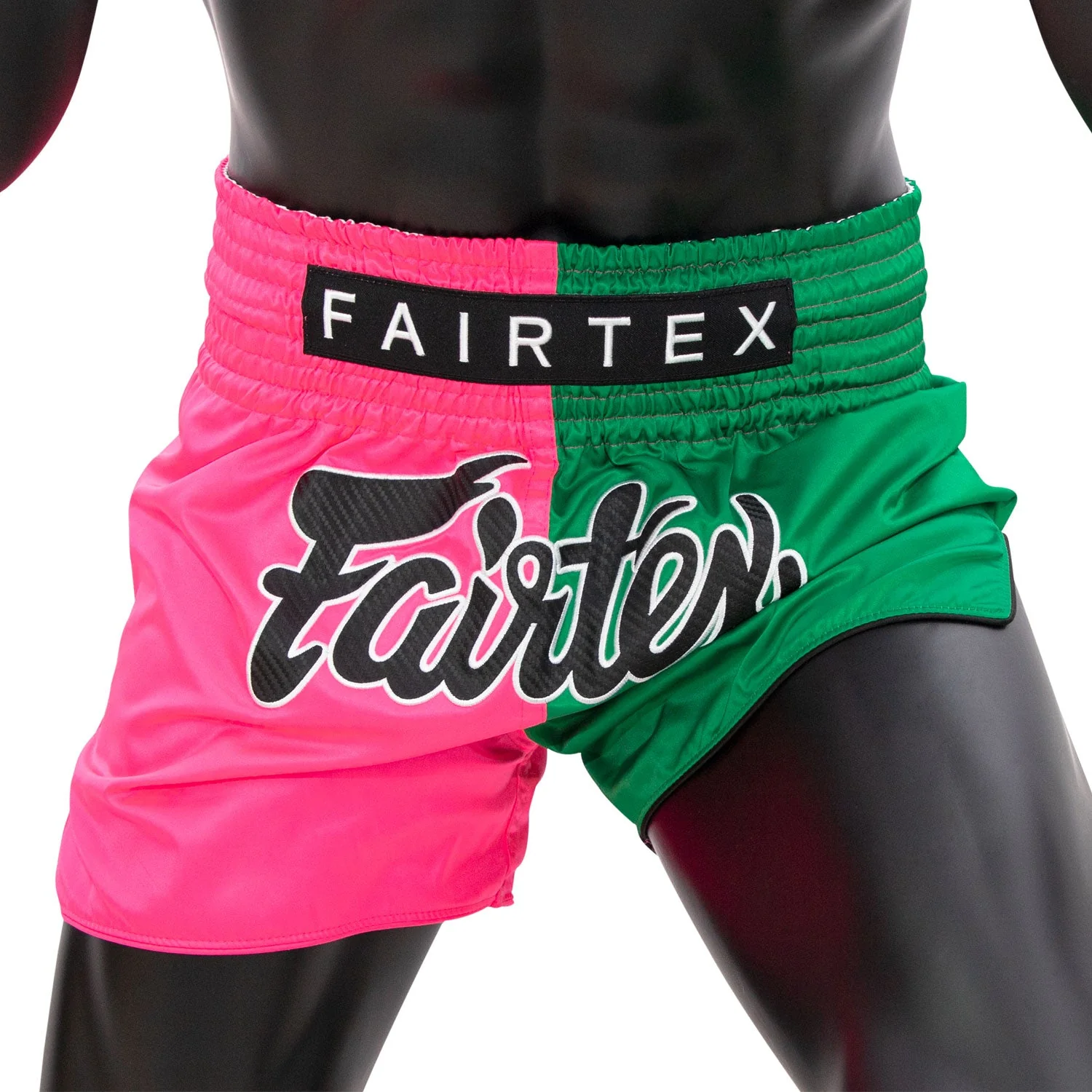 BS1911 Fairtex Fighter Shorts Pink-Green - Image 3