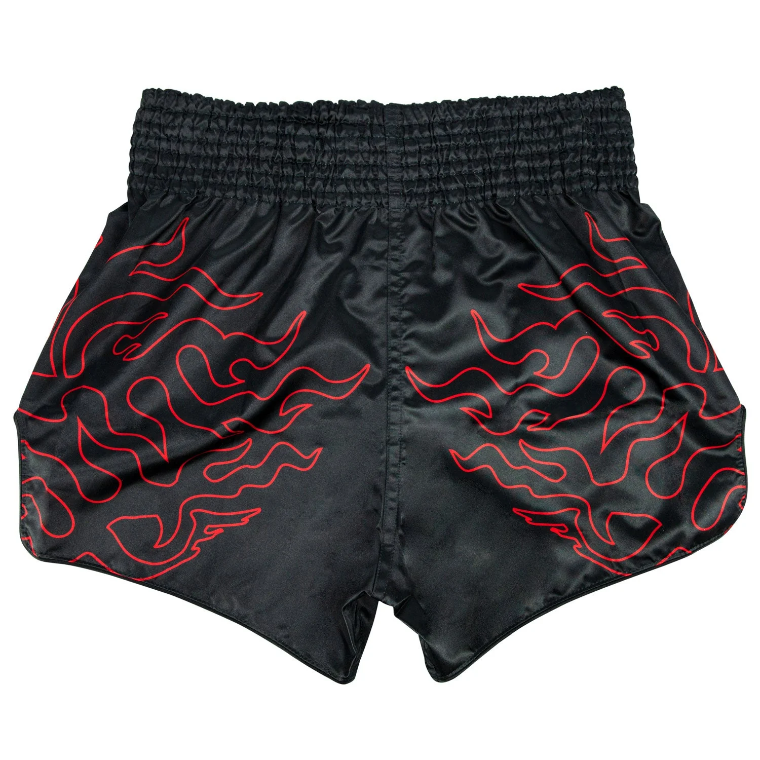 BS1920 Fairtex Lava Muaythai Shorts Black - Image 2