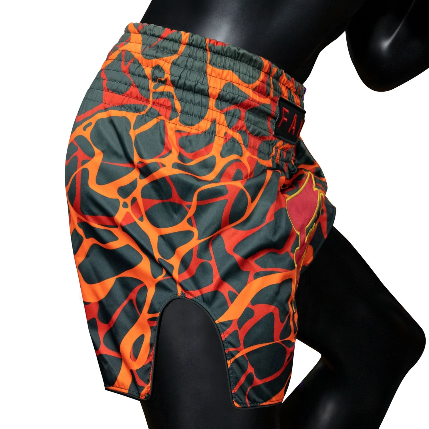 BS1926 Fairtex Magma Muaythai Shorts Red - Image 4