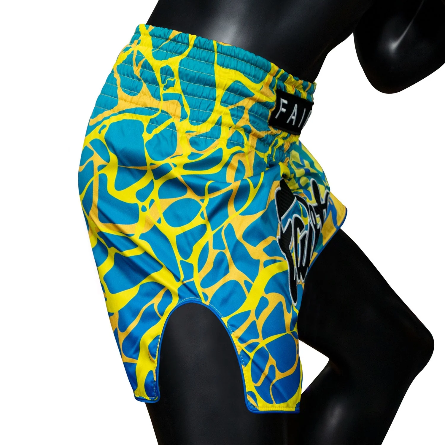 BS1927 Fairtex Magma Green Muaythai Shorts - Image 4