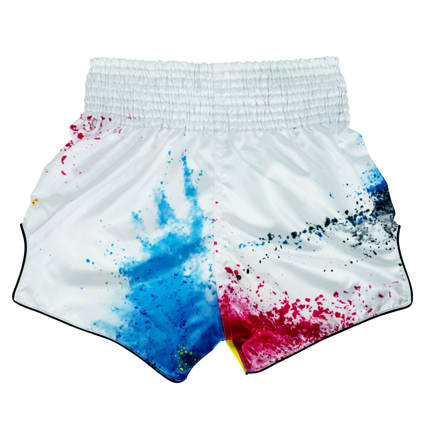 BS1937 Fairtex Acid Jazz White Muaythai Shorts - Image 2