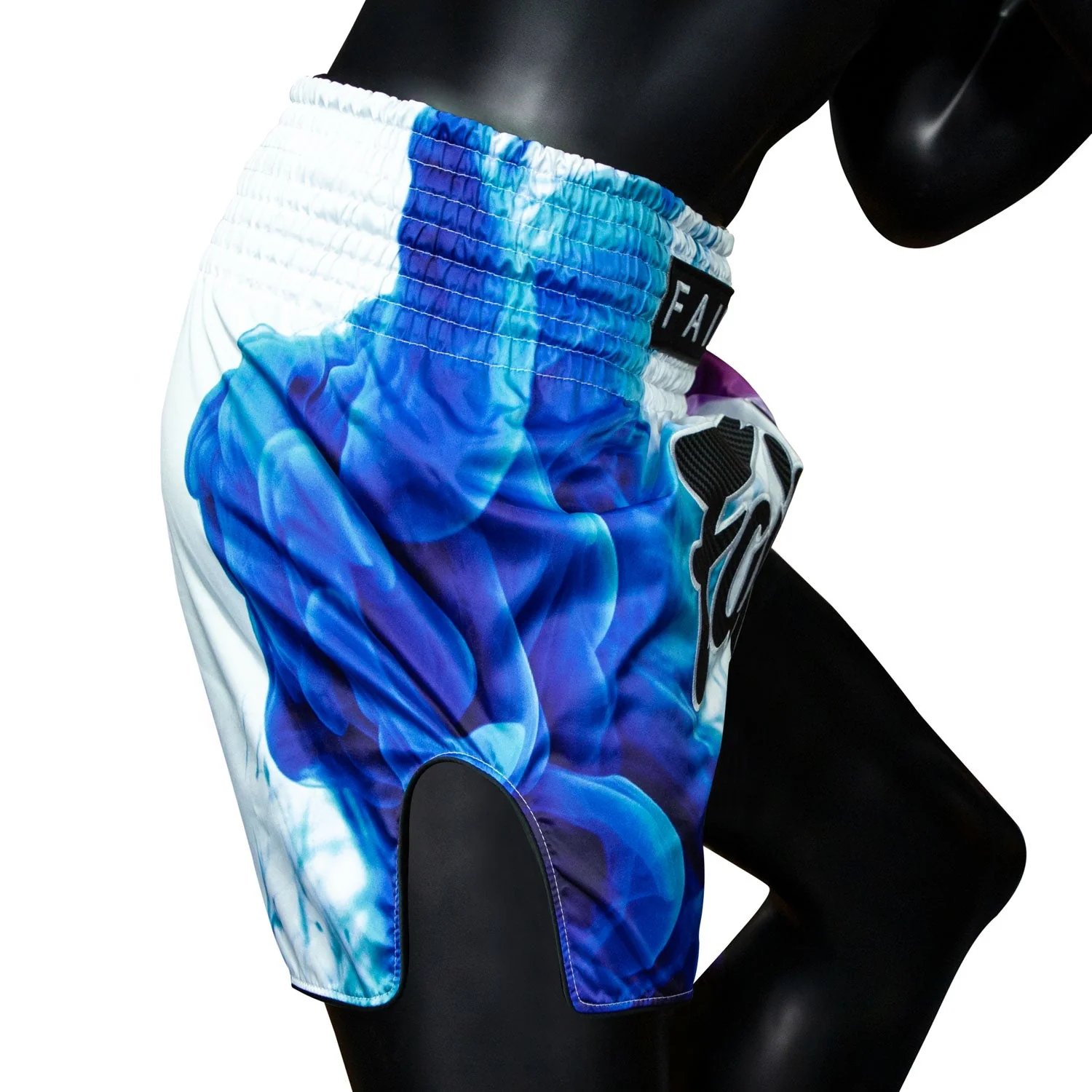 BS1950 Fairtex White Tech House Muaythai Shorts - Image 5