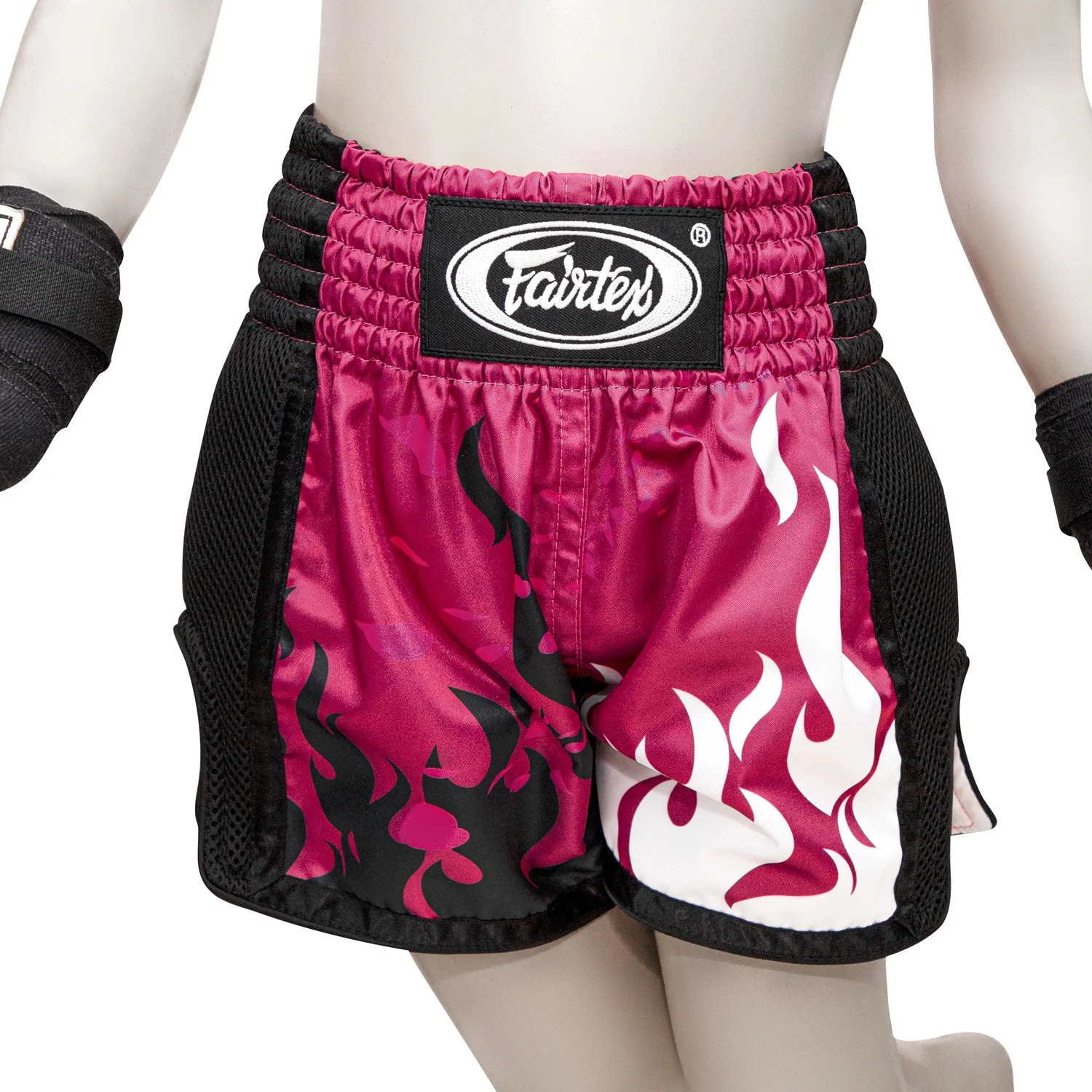 BSK2101 Fairtex Kids Muaythai Shorts Eternal Flame - Image 3