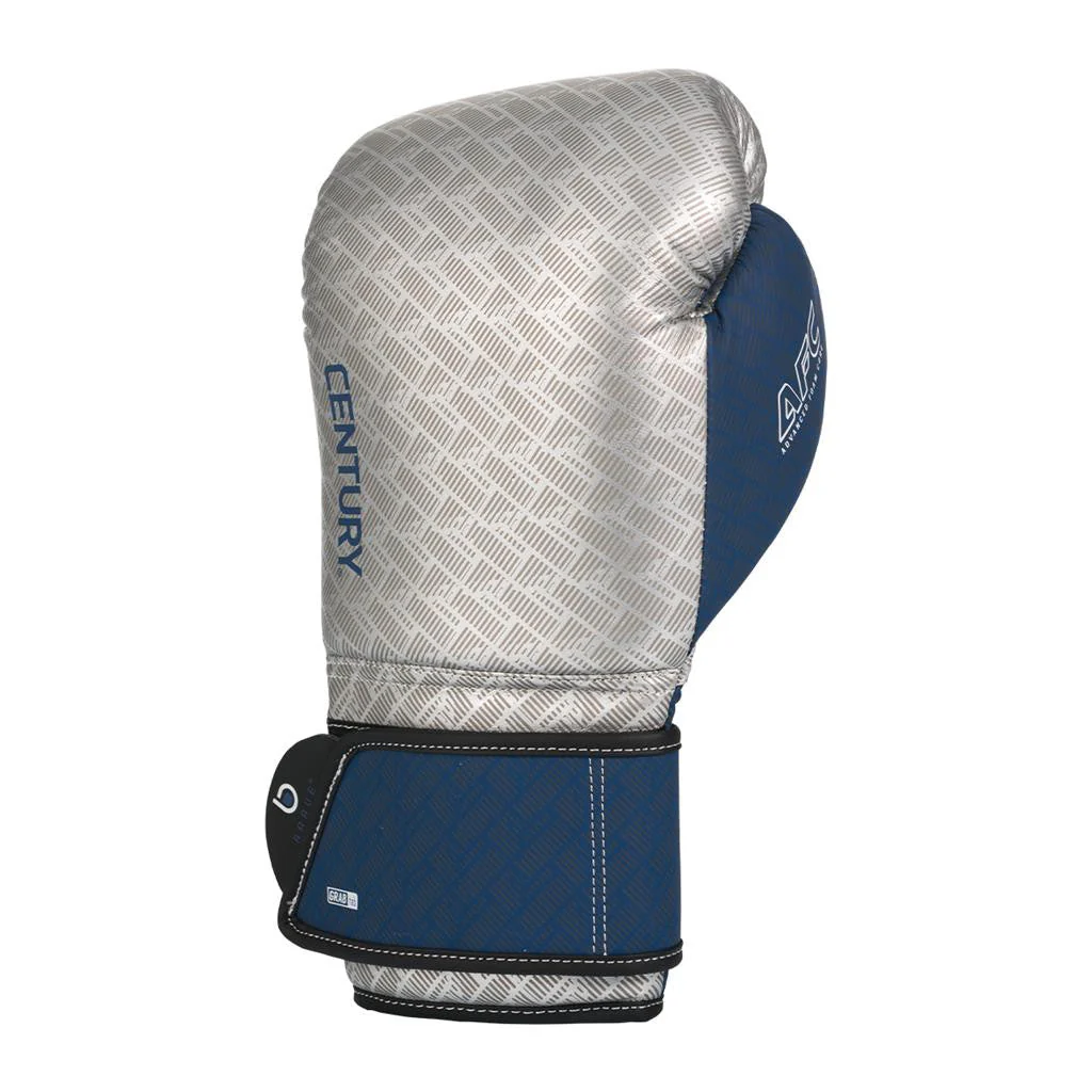 Century Boxing Gloves - Silver/Navy - Image 2