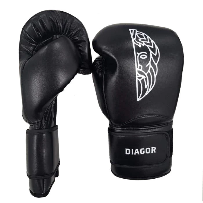 Diagor Olympic Elite Boxing Gloves 14oz Black - Image 3