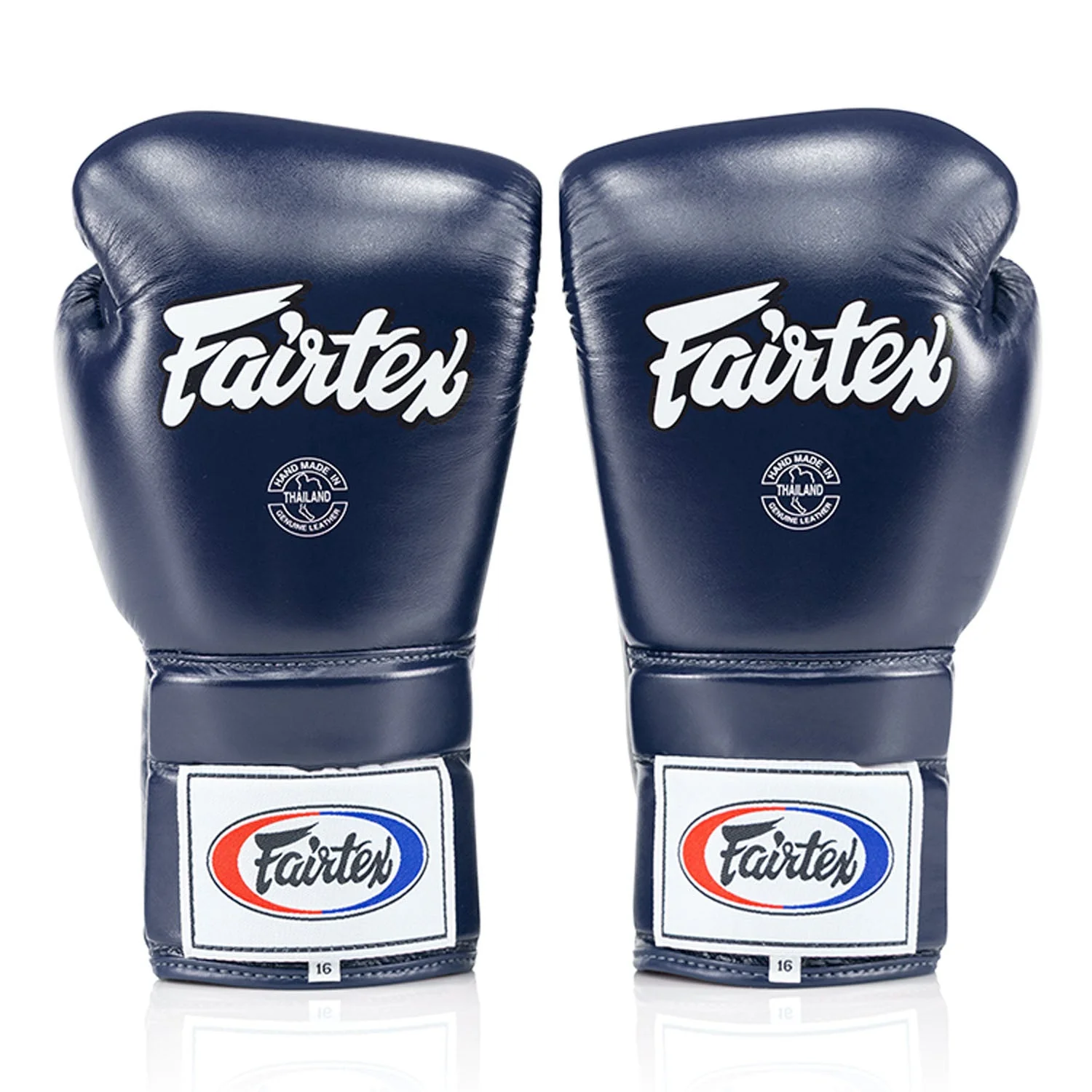 Fairtex BGL3 Lace-up Sparring Gloves - Blue - Image 2