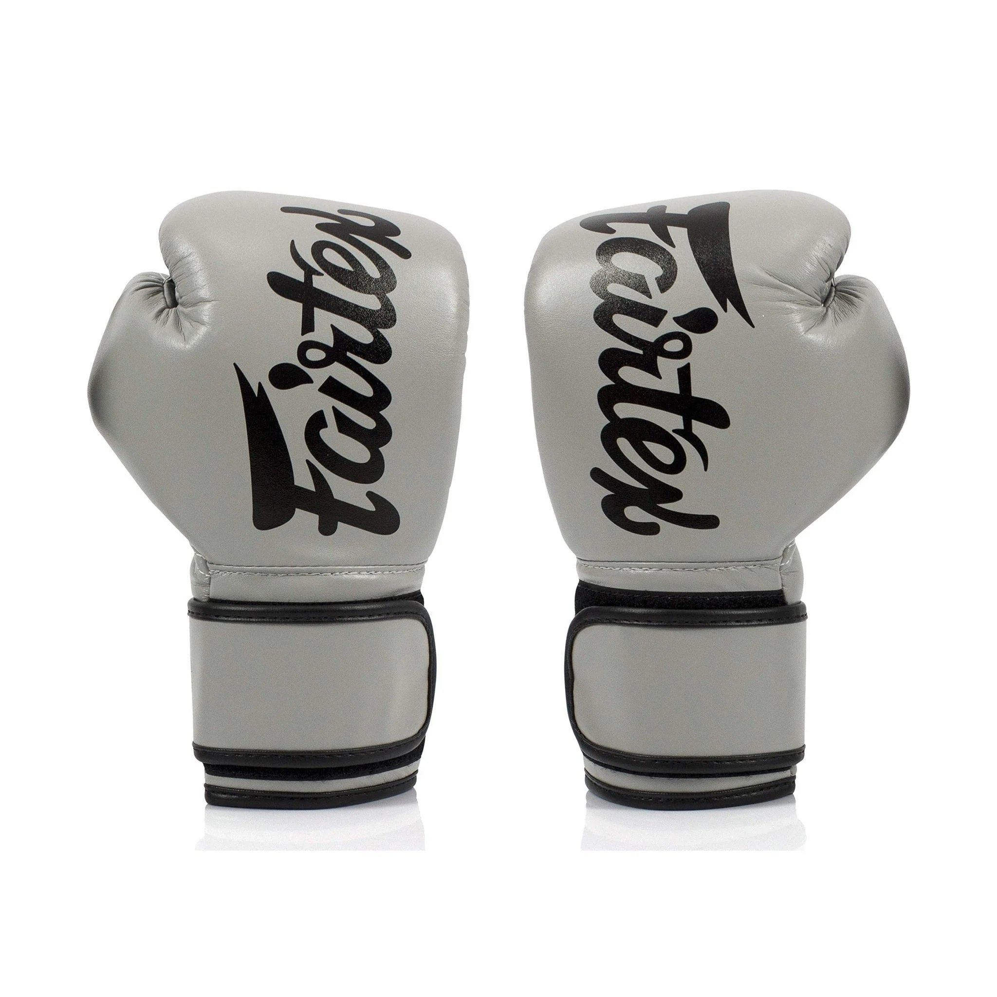 Fairtex BGV14 Microfibre Boxing Gloves - Grey - Image 3