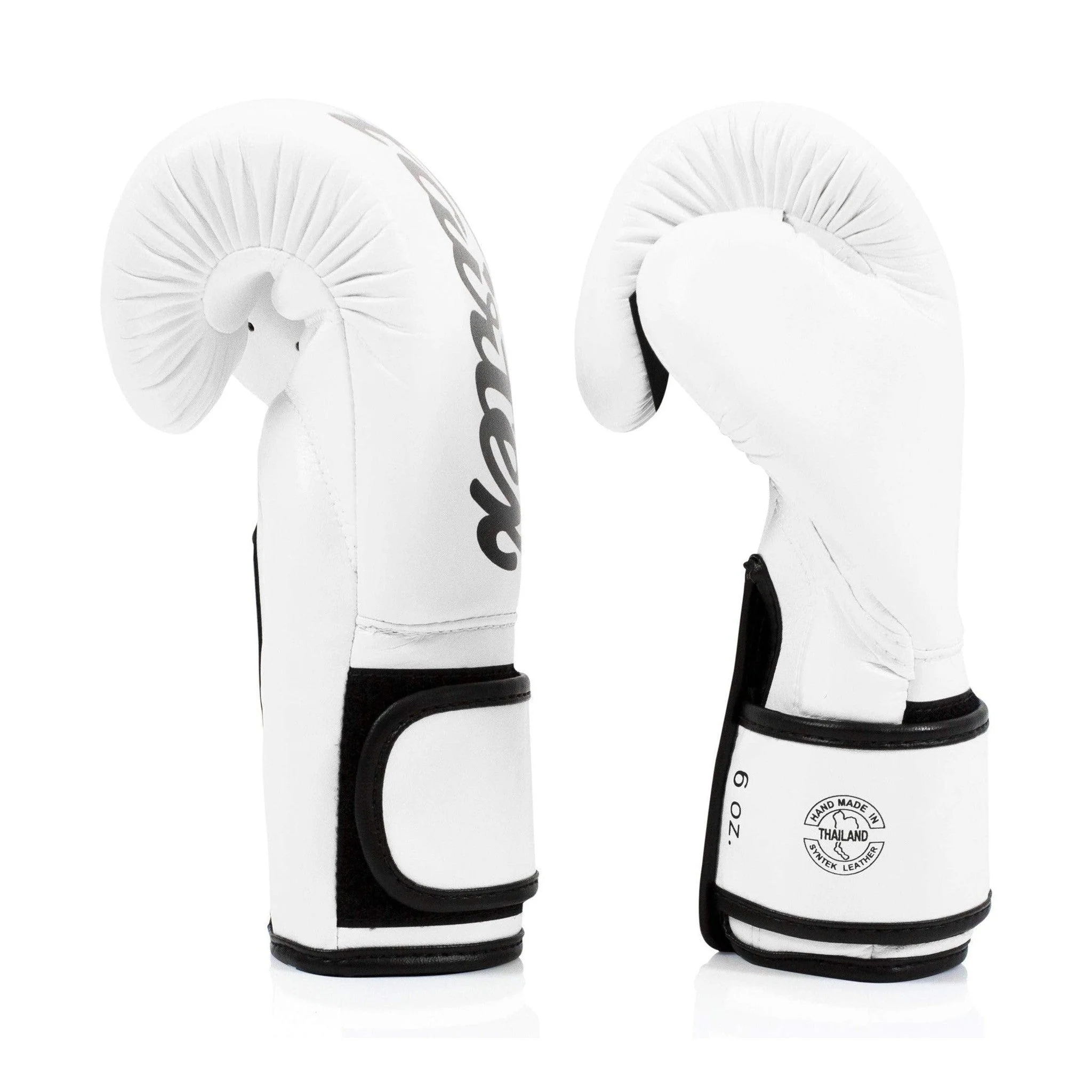 Fairtex BGV14 Microfibre Boxing Gloves - White - Image 4