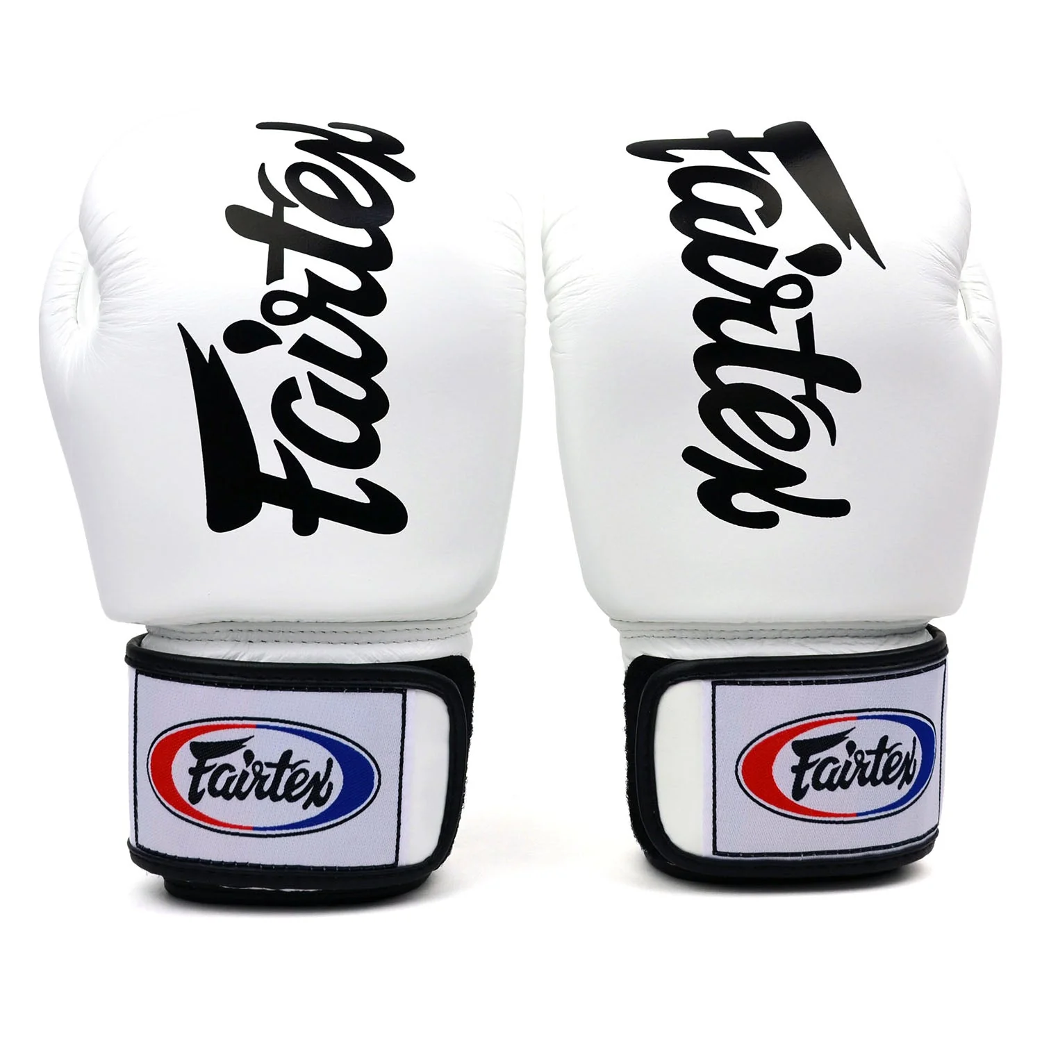 Fairtex BGV19 Deluxe Tight-Fit Boxing Gloves - White - Image 2