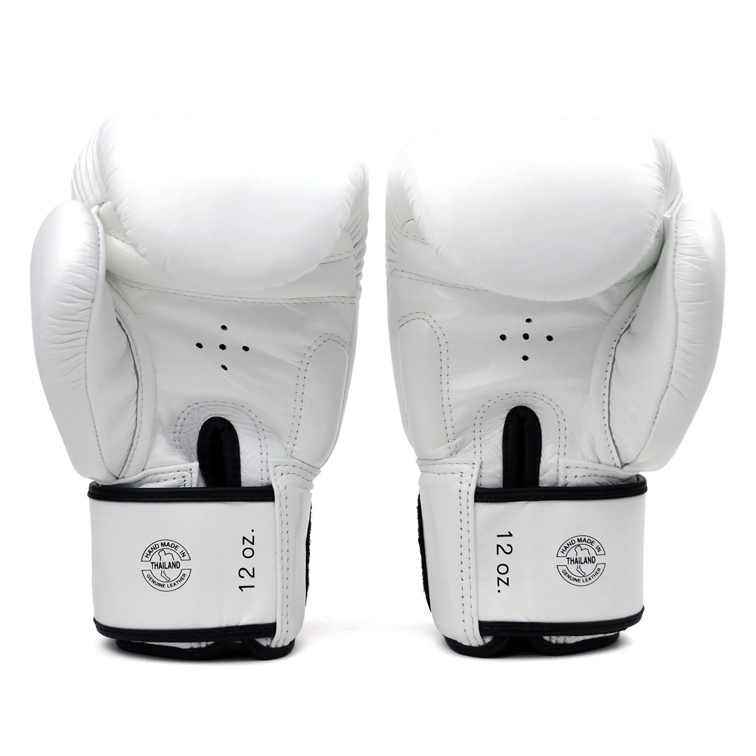Fairtex BGV19 Deluxe Tight-Fit Boxing Gloves - White - Image 3