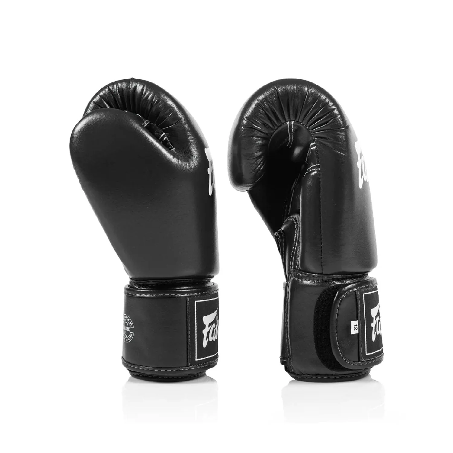 Fairtex BGV1C-PLUS Microfibre Boxing Gloves - Black - Image 4