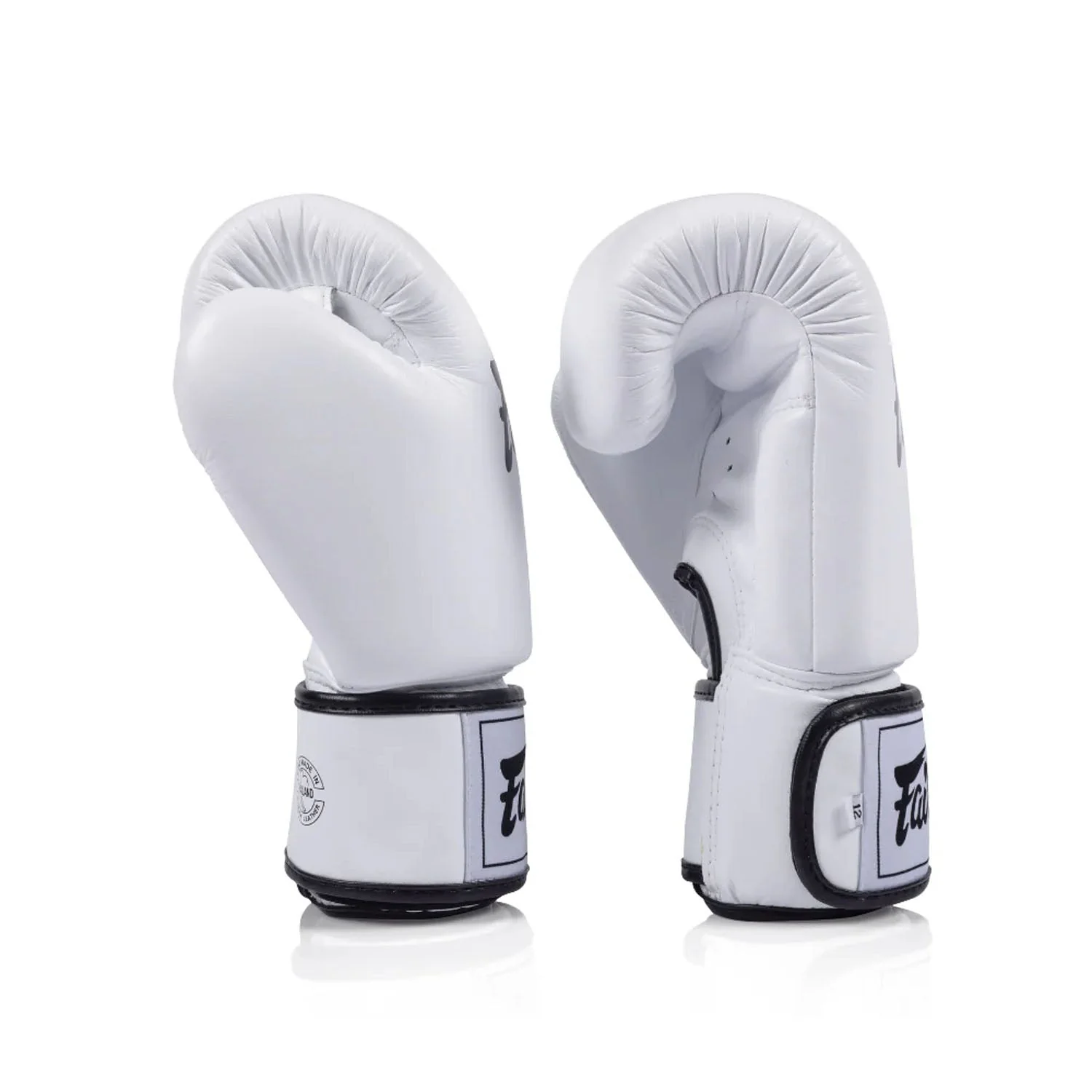 Fairtex BGV1C-PLUS Microfibre Boxing Gloves - White - Image 4