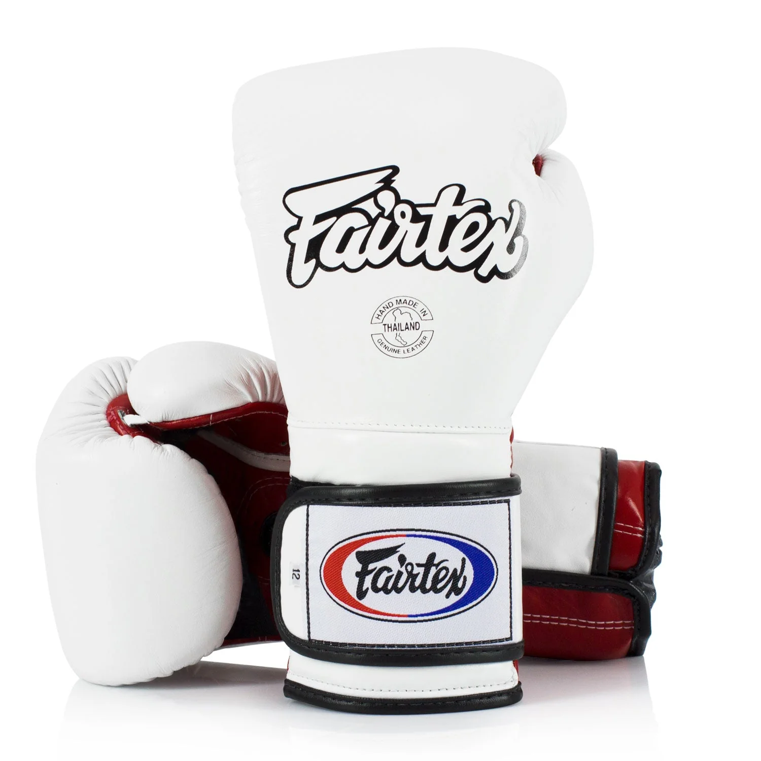 Fairtex BGV9 Mexican Style Boxing Gloves - White-Red