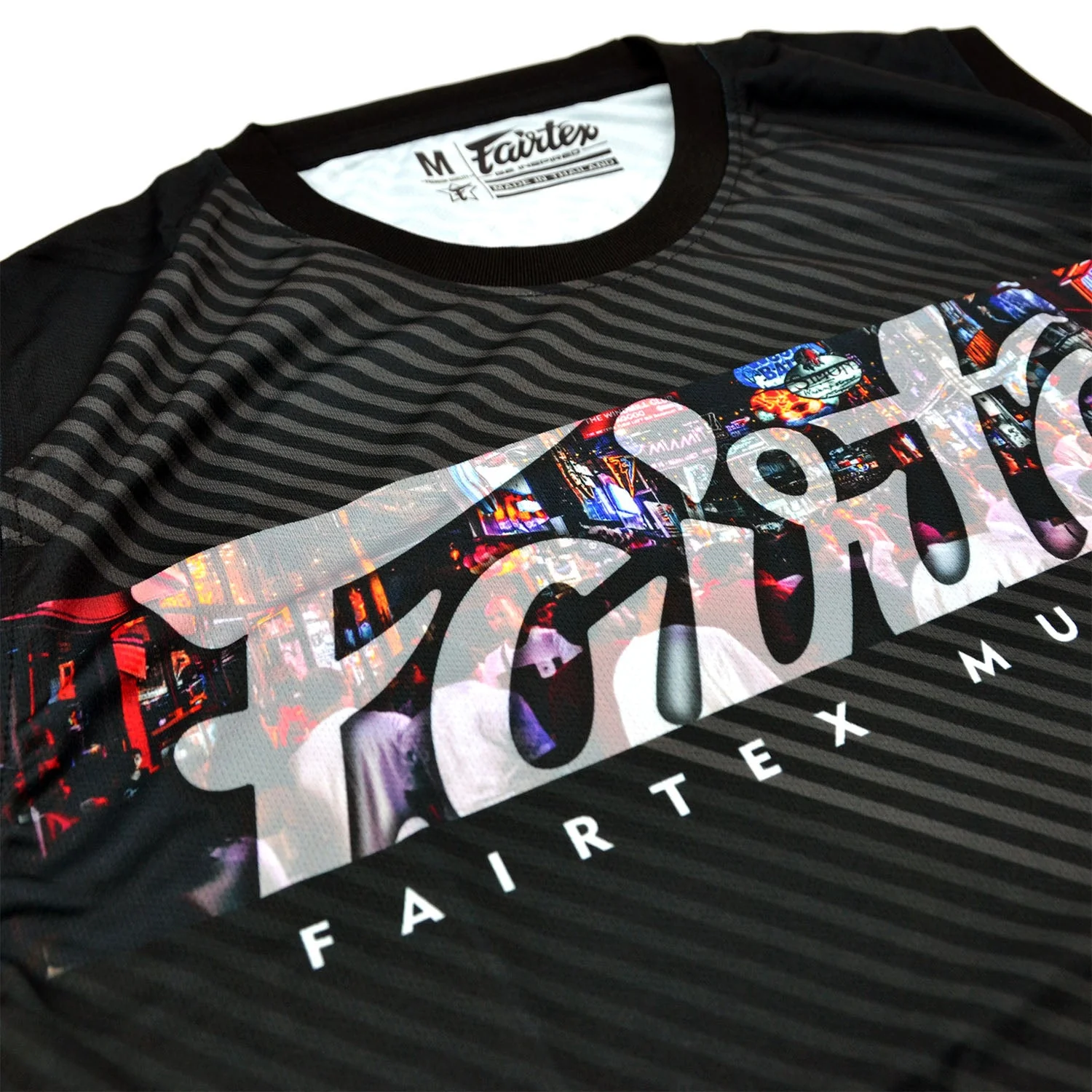 Fairtex MTT40 Tank Top - Pattaya Nightlife - Black - Image 3