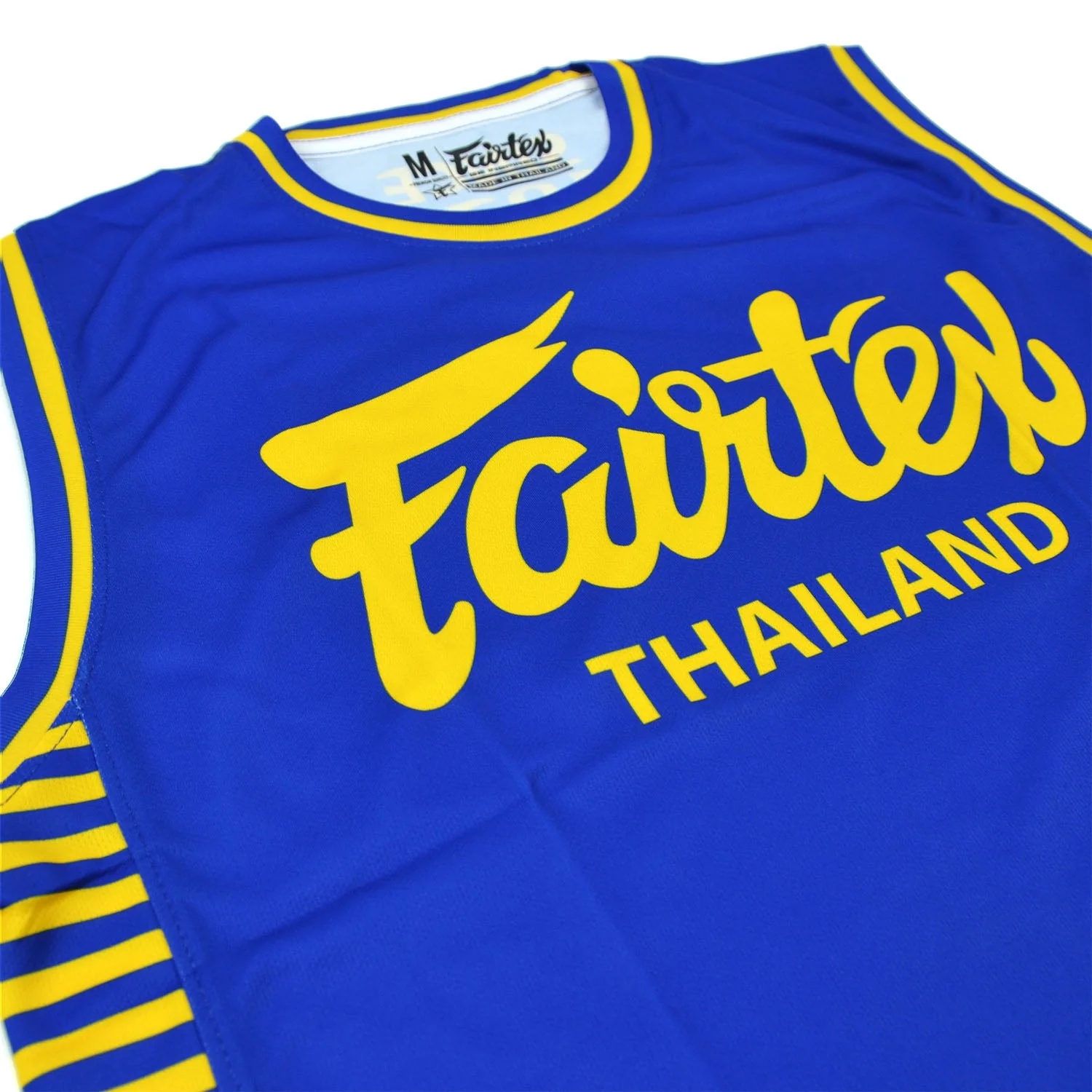 Fairtex MTT42 Tank Top - Blue-Yellow - Image 3