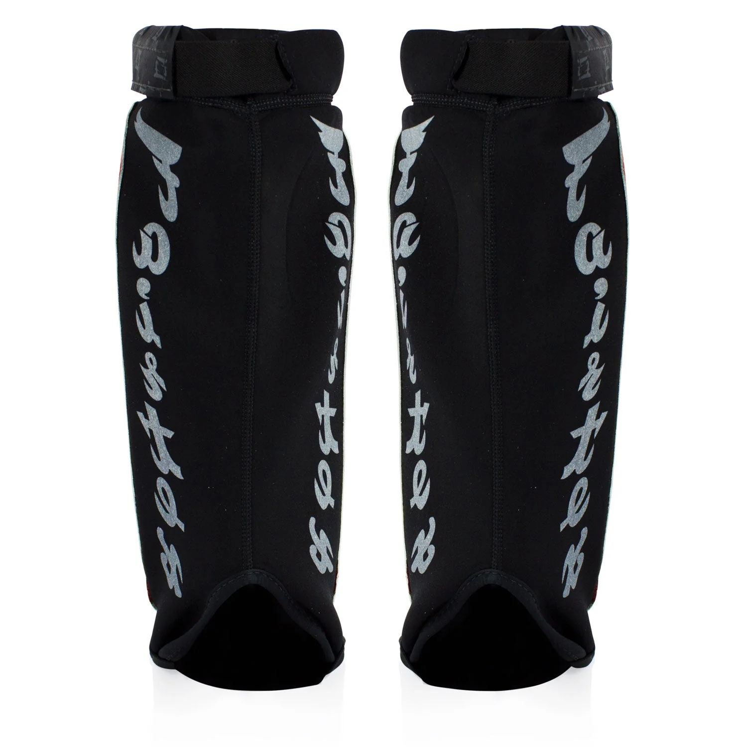 Fairtex SP6 Neoprene MMA Shin Pads - Red - Image 3