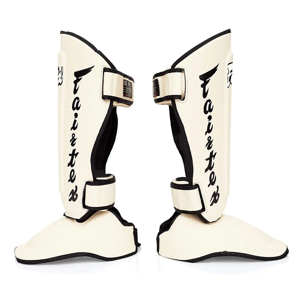 Fairtex SP7 Twister Detachable Shin Guards  - White - Image 3