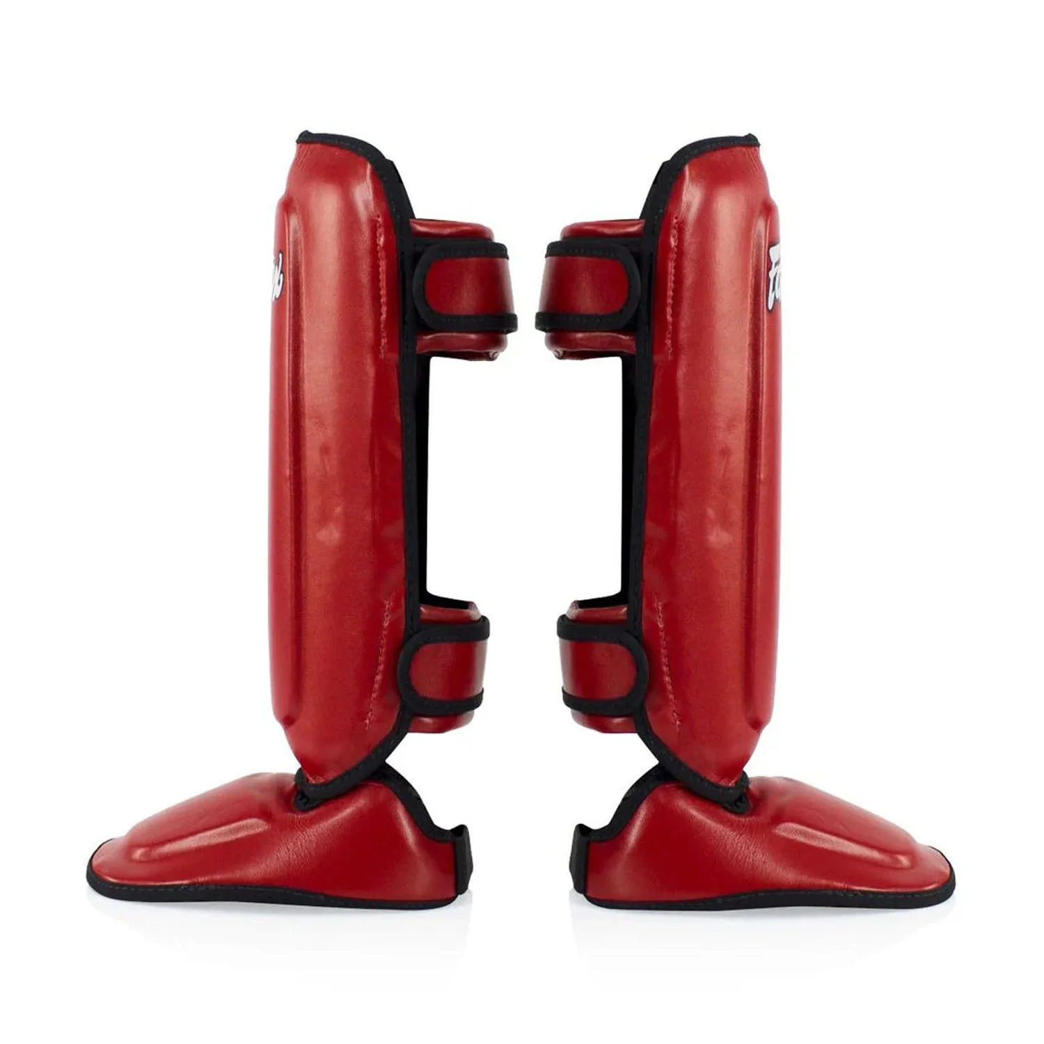 Fairtex SPK9 Kids Shin Pads - Red - Image 3