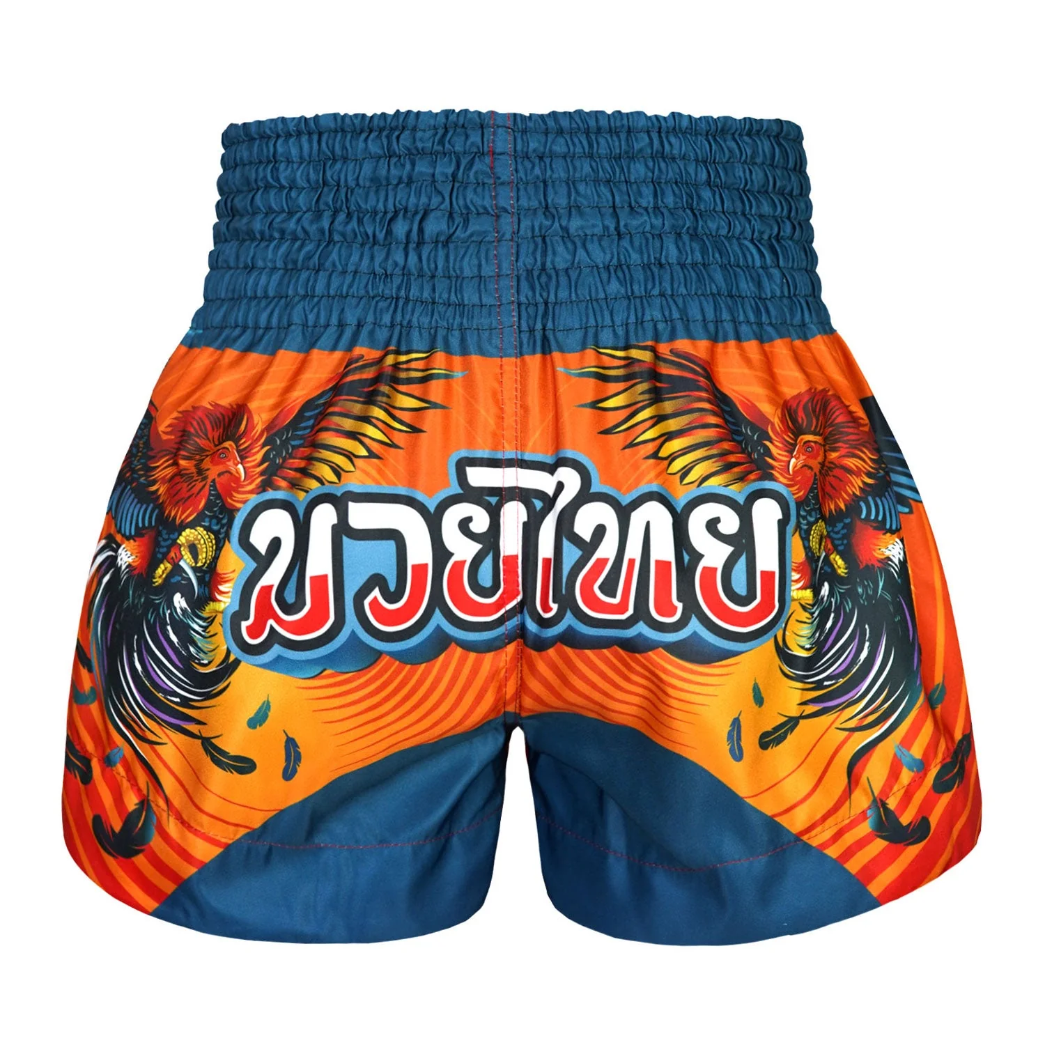 MS676 TUFF Muay Thai Shorts Lethwei Rooster - Image 3