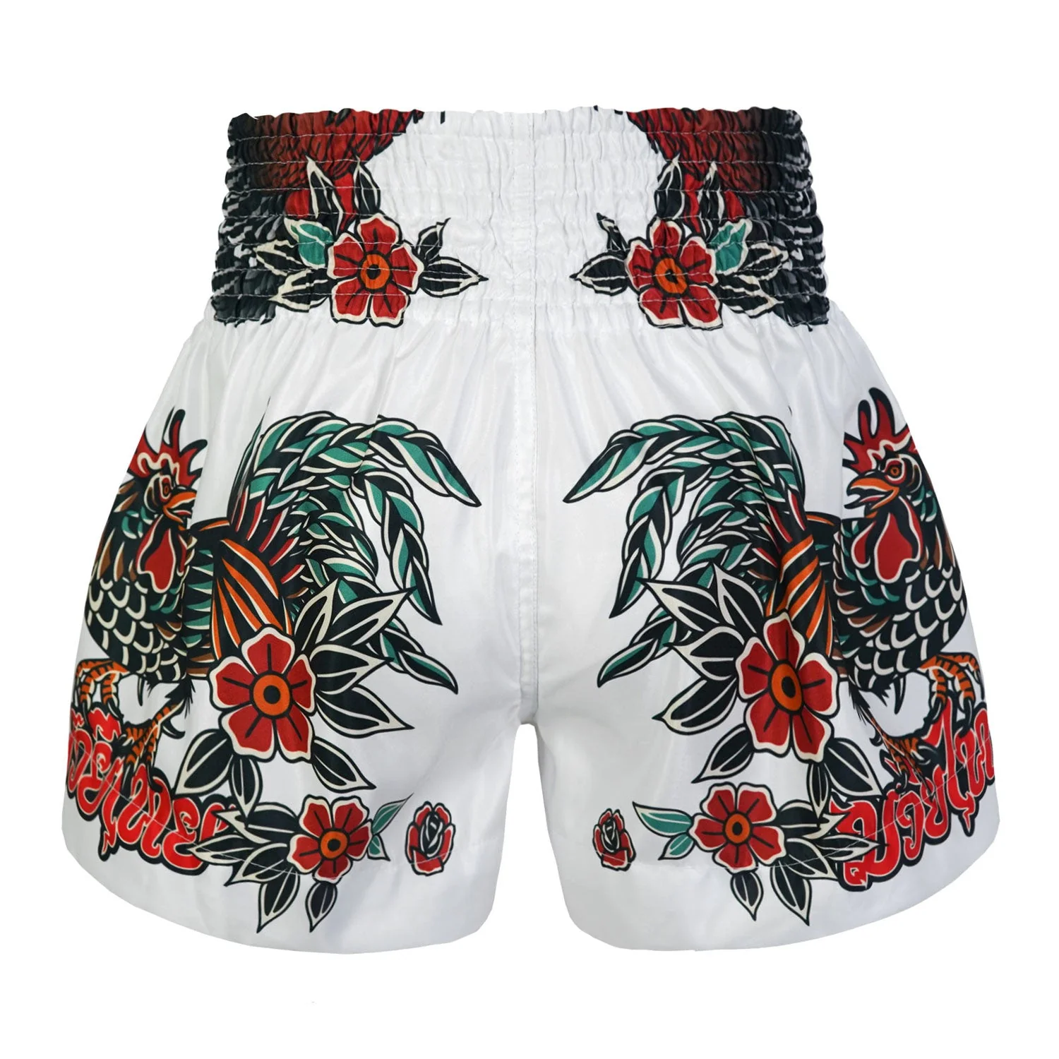 MS677 TUFF Muay Thai Shorts Origin of Thai Rooster - Image 3