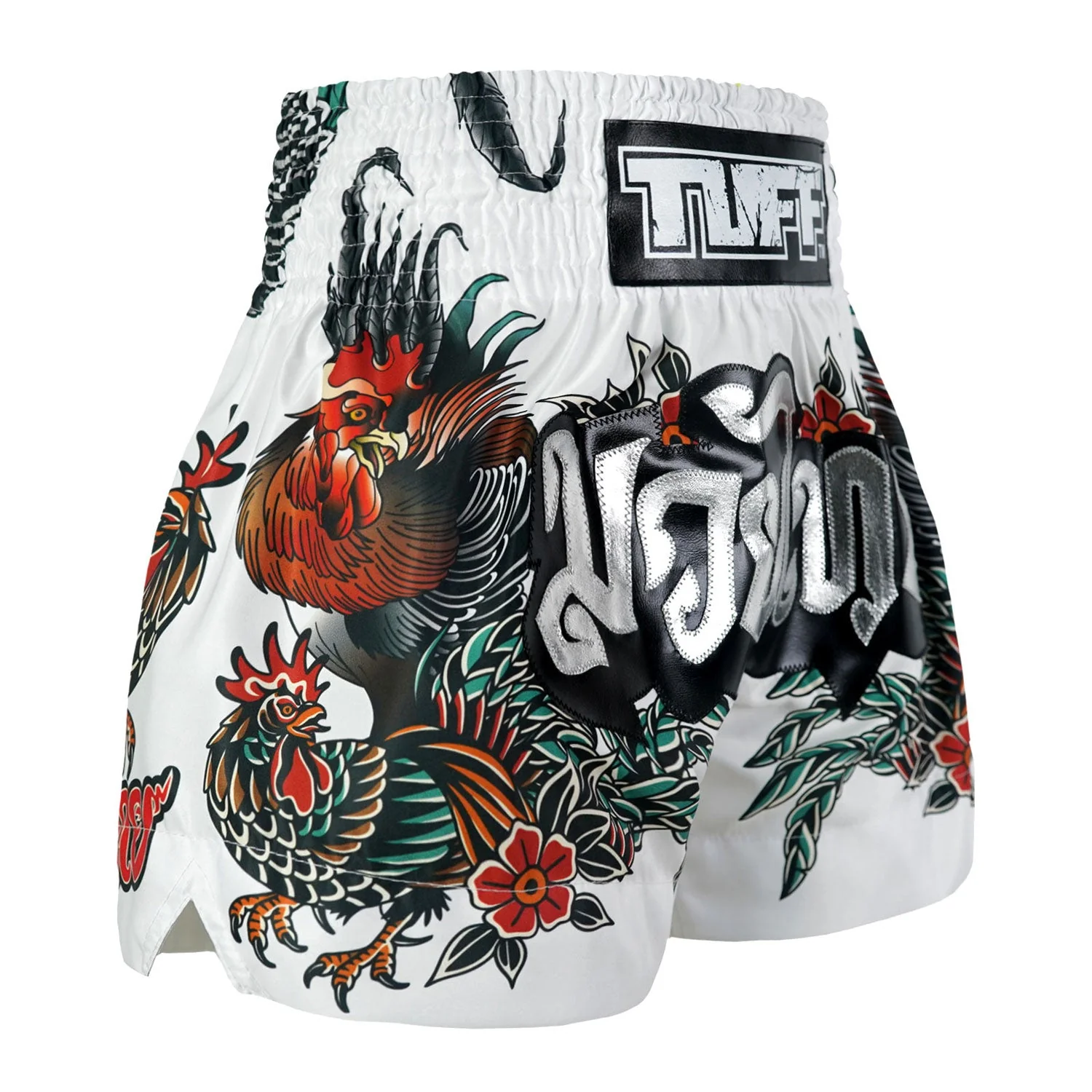 MS677 TUFF Muay Thai Shorts Origin of Thai Rooster - Image 4