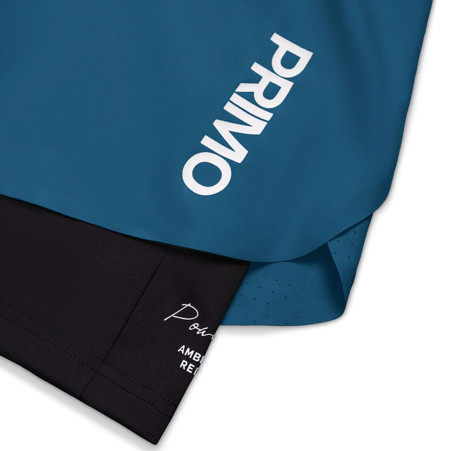 Primo E.S.C. (Elite Strikers Club) Compression Shorts - Aegean Blue - Image 2