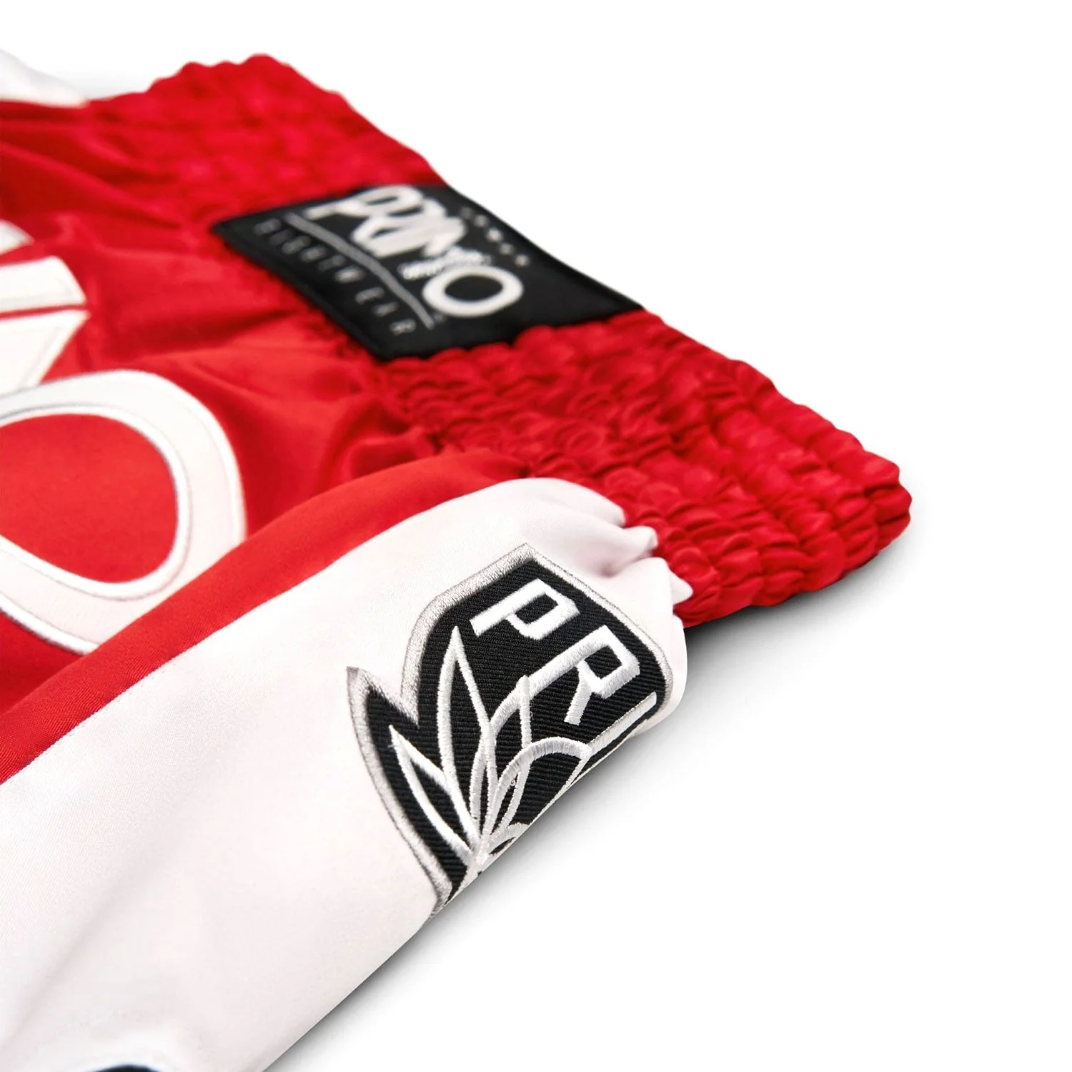 Primo Muay Thai Shorts - Free Flow Series - Stadium Classic Red - Image 2