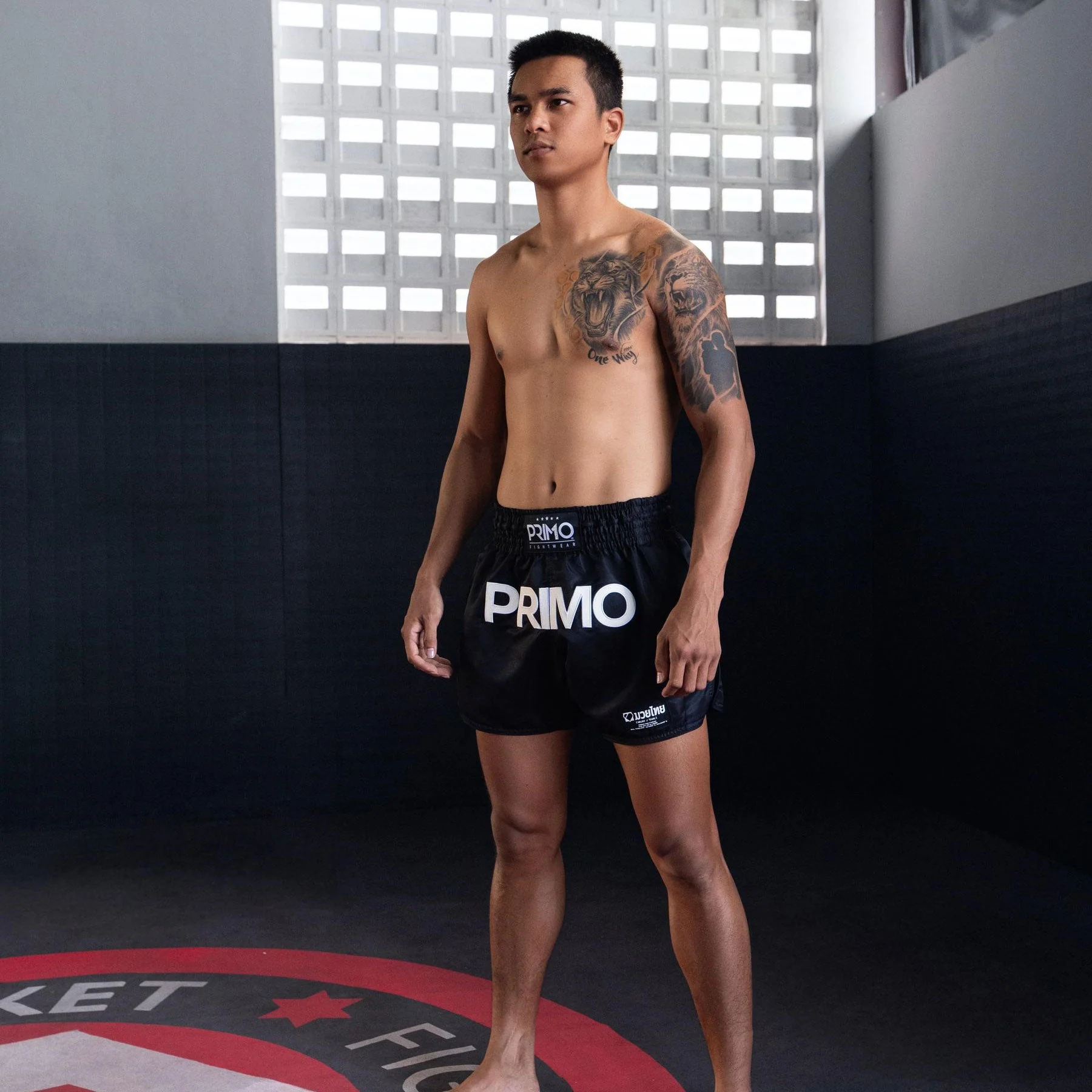 Primo Muay Thai Shorts - Mamba Series - Black - Image 5