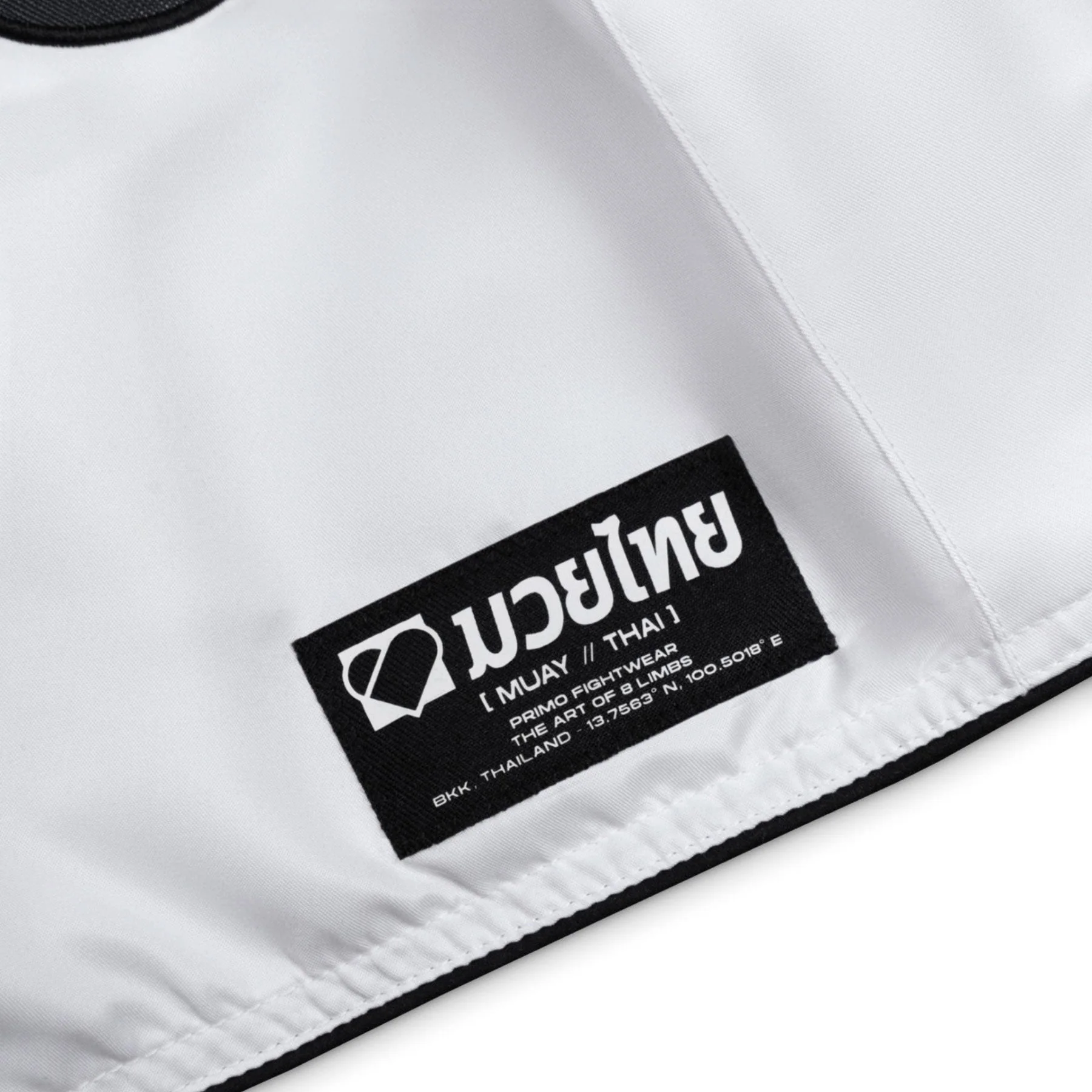 Primo Muay Thai Shorts - Mamba Series - White - Image 3