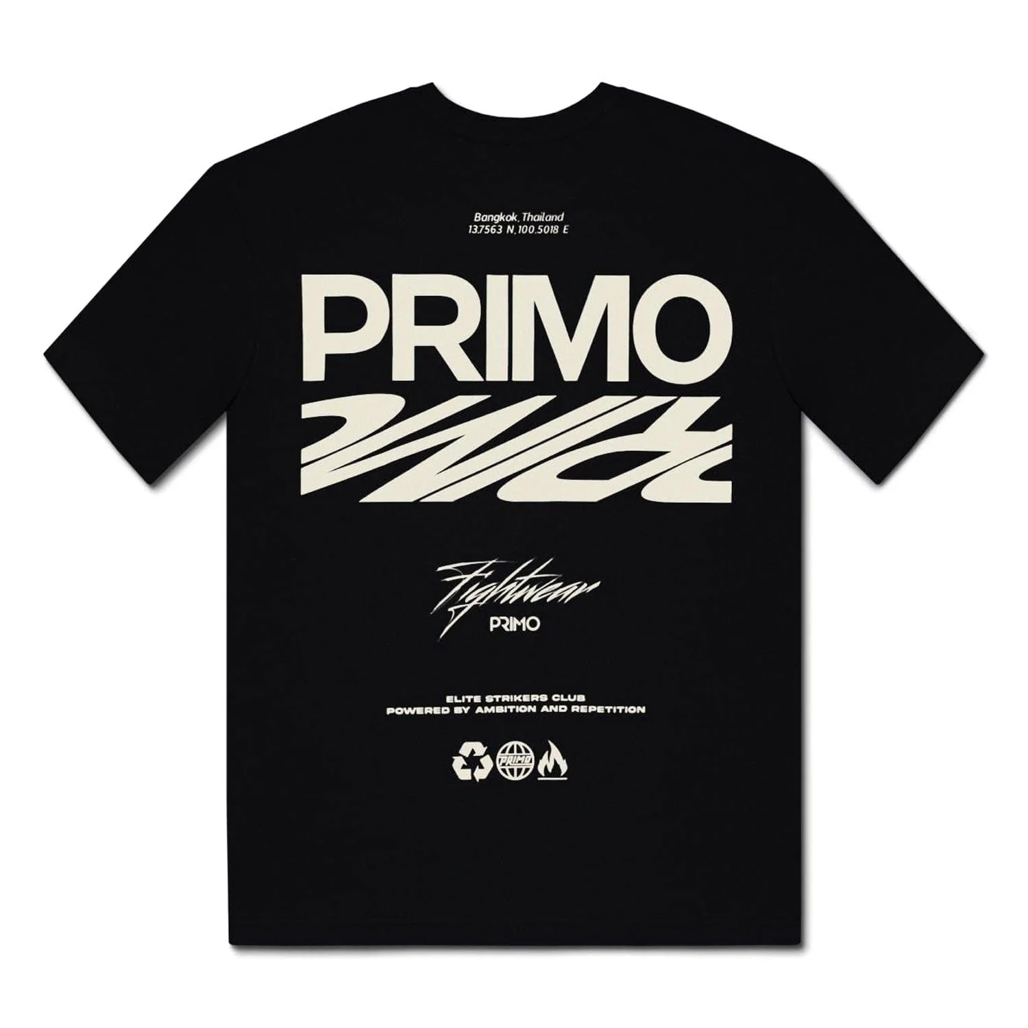 Primo T-Shirt - E.S.C (Elite Strikers Club) - Black - Image 2