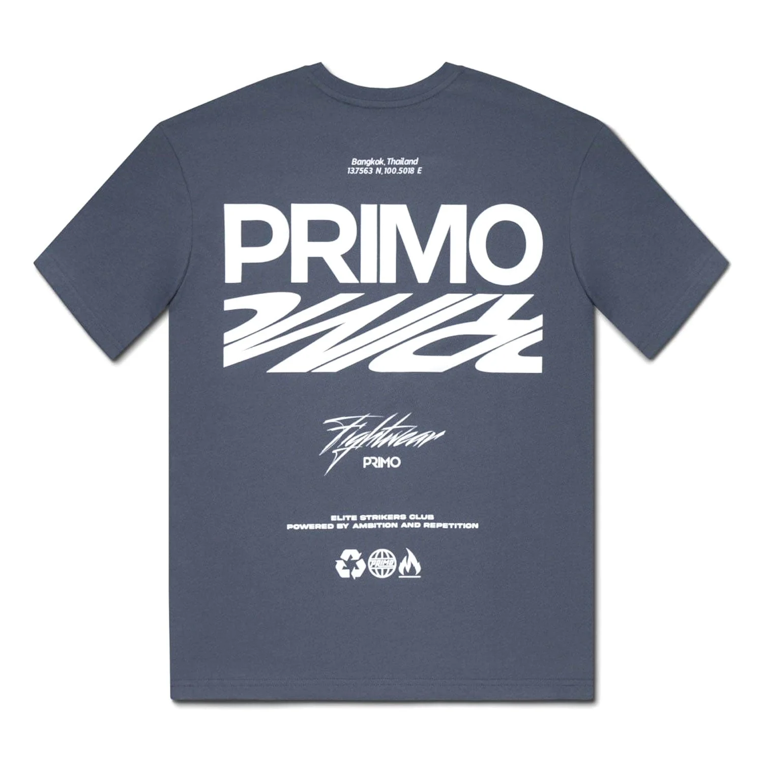 Primo T-Shirt - E.S.C (Elite Strikers Club) - Grey - Image 2