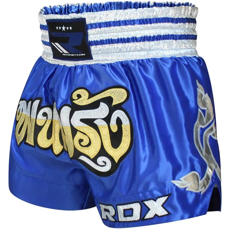 RDX R1 Fire Satin Muay Thai Shorts - Image 3