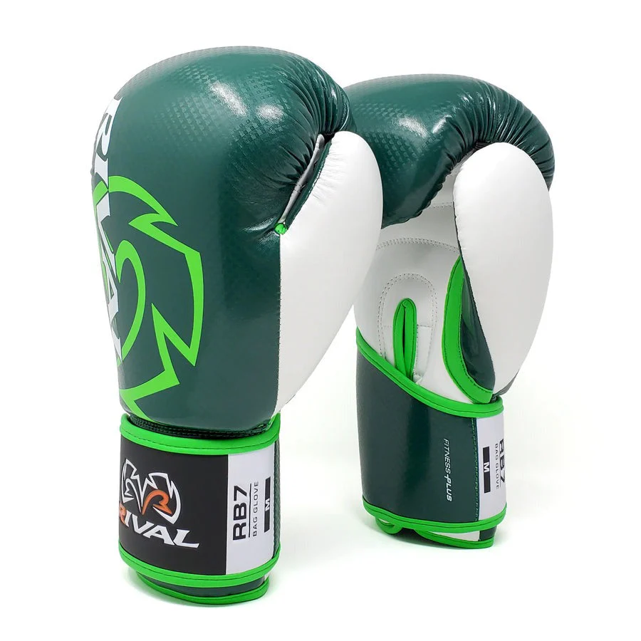 Rival RB7 Fitness Plus Bag Gloves Green/White - Image 3
