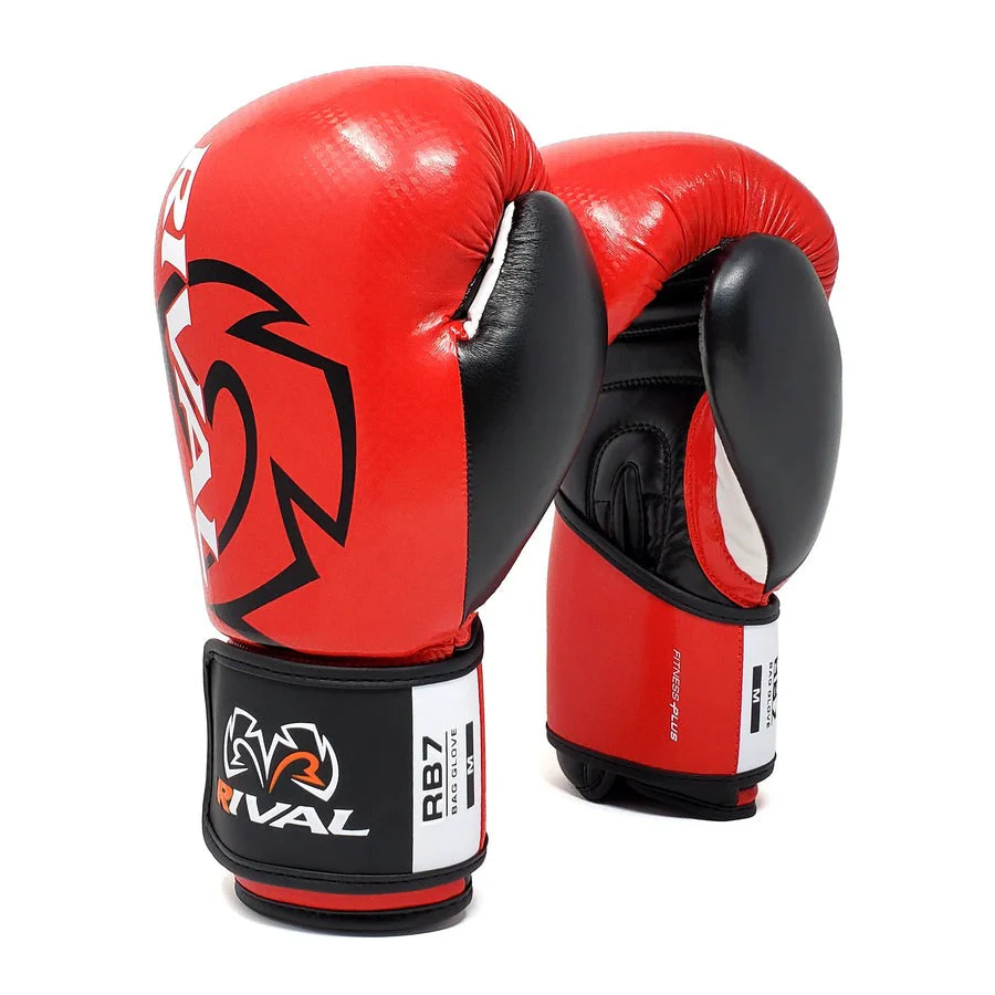 Rival RB7 Fitness Plus Bag Gloves Red/ Black - Image 3