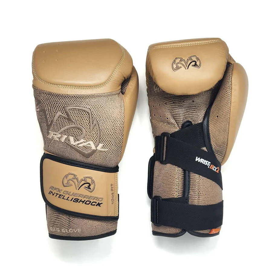 Rival RFX-Guerrero Intelli-Shock Bag Gloves Brown Snakeskin - Image 4