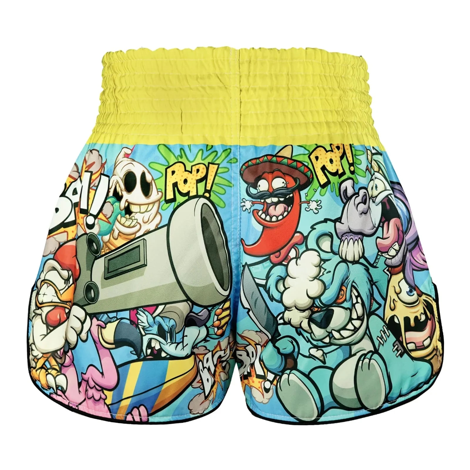 RMS106 TUFF Kids Muay Thai Shorts Ready To Rumble - Image 3