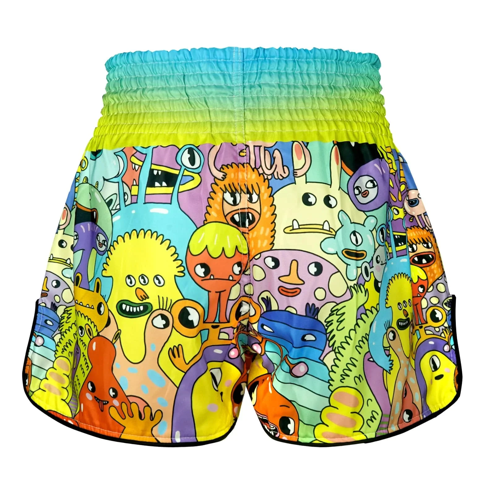 TUFF Kids Muay Thai Shorts - RMS107 - We Come In Peace - Image 3