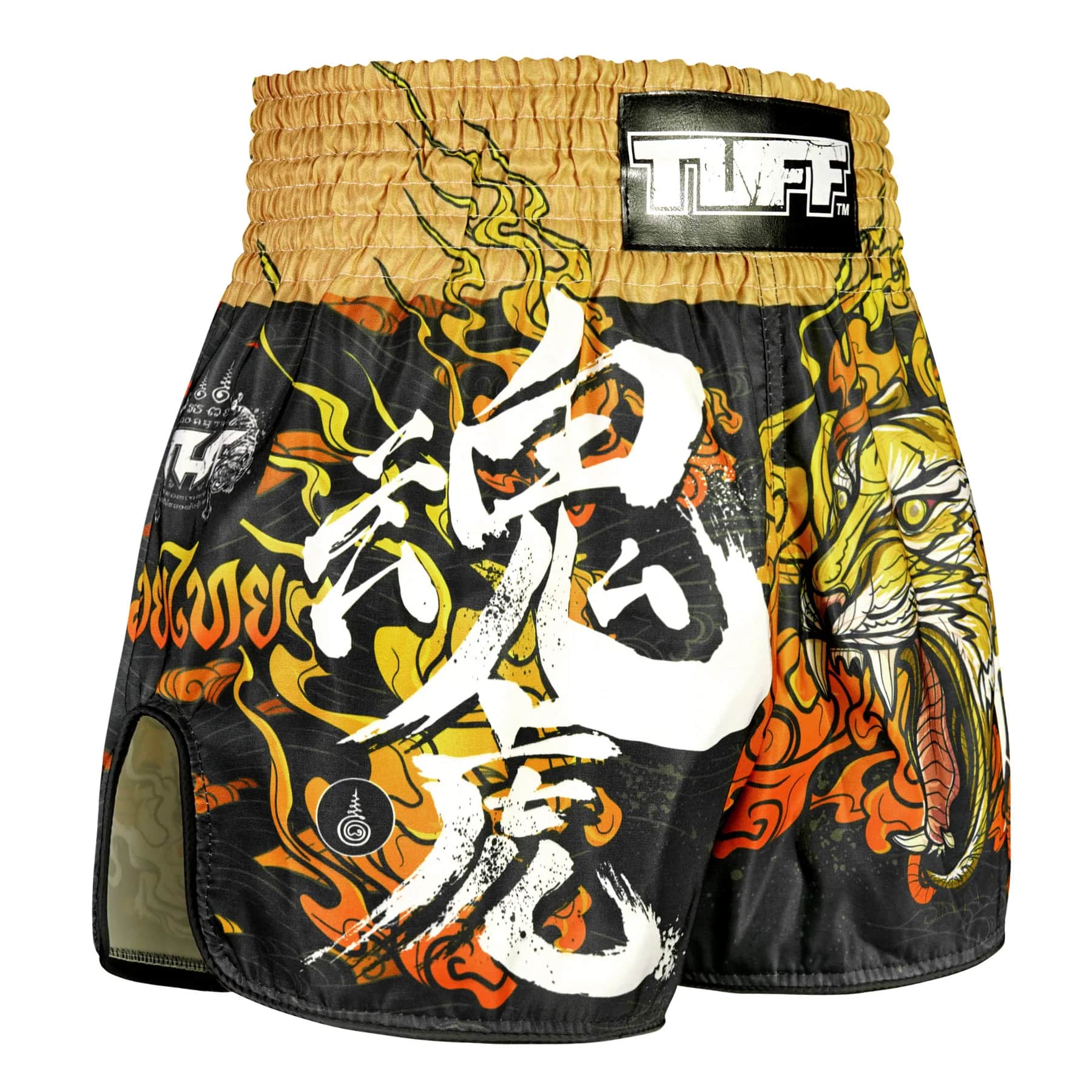RMS111 TUFF High-Cut Retro Muaythai Shorts Tora Mazuka The True Tiger - Image 4