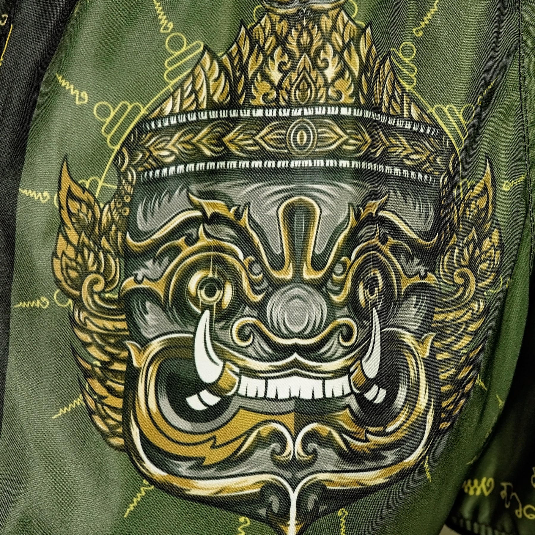 RMS117 TUFF High-Cut Retro Muaythai Shorts The Immortal Yaksa - Image 5