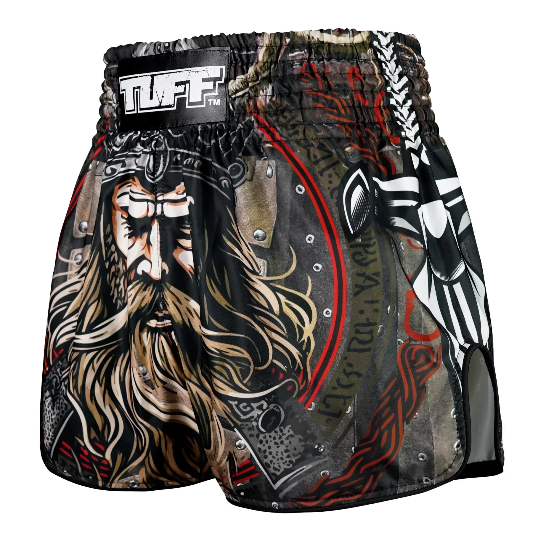 RMS120 TUFF High-Cut Retro Muaythai Shorts Berserkers Fury - Image 4