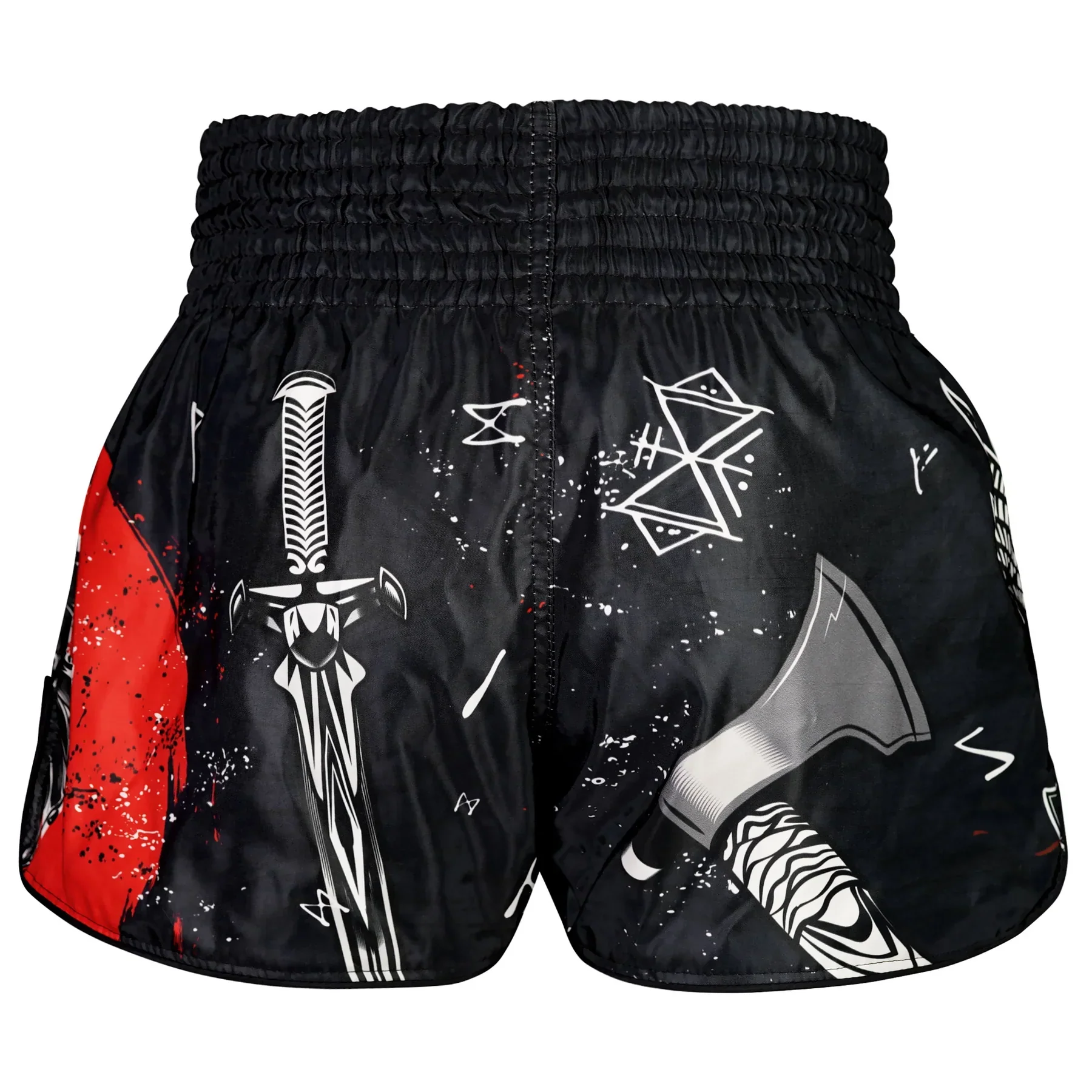 RMS121 TUFF High-Cut Retro Muaythai Shorts The Barbarian - Image 3