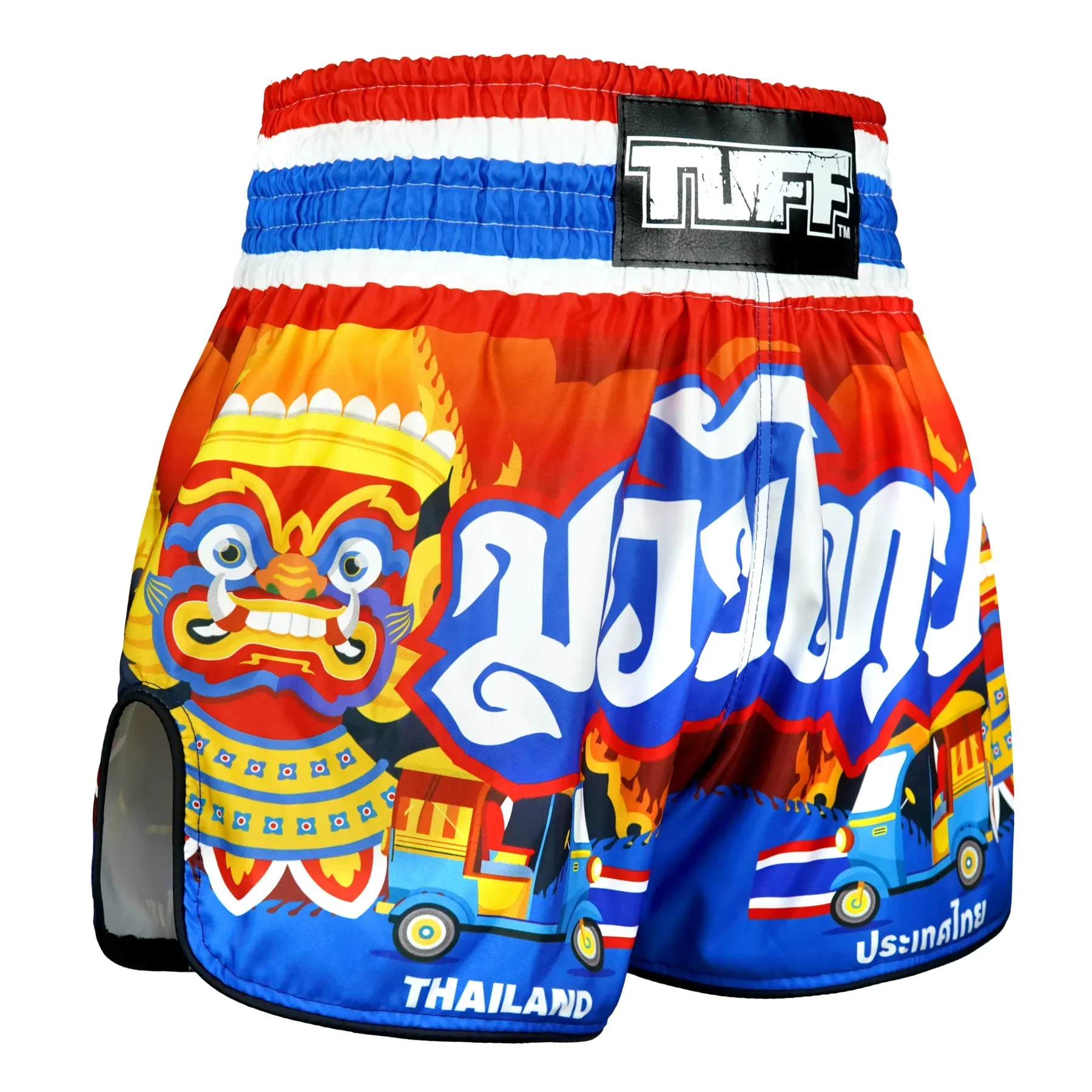 RMS126 TUFF High-Cut Retro Muaythai Shorts The Siam in Motion - Image 4