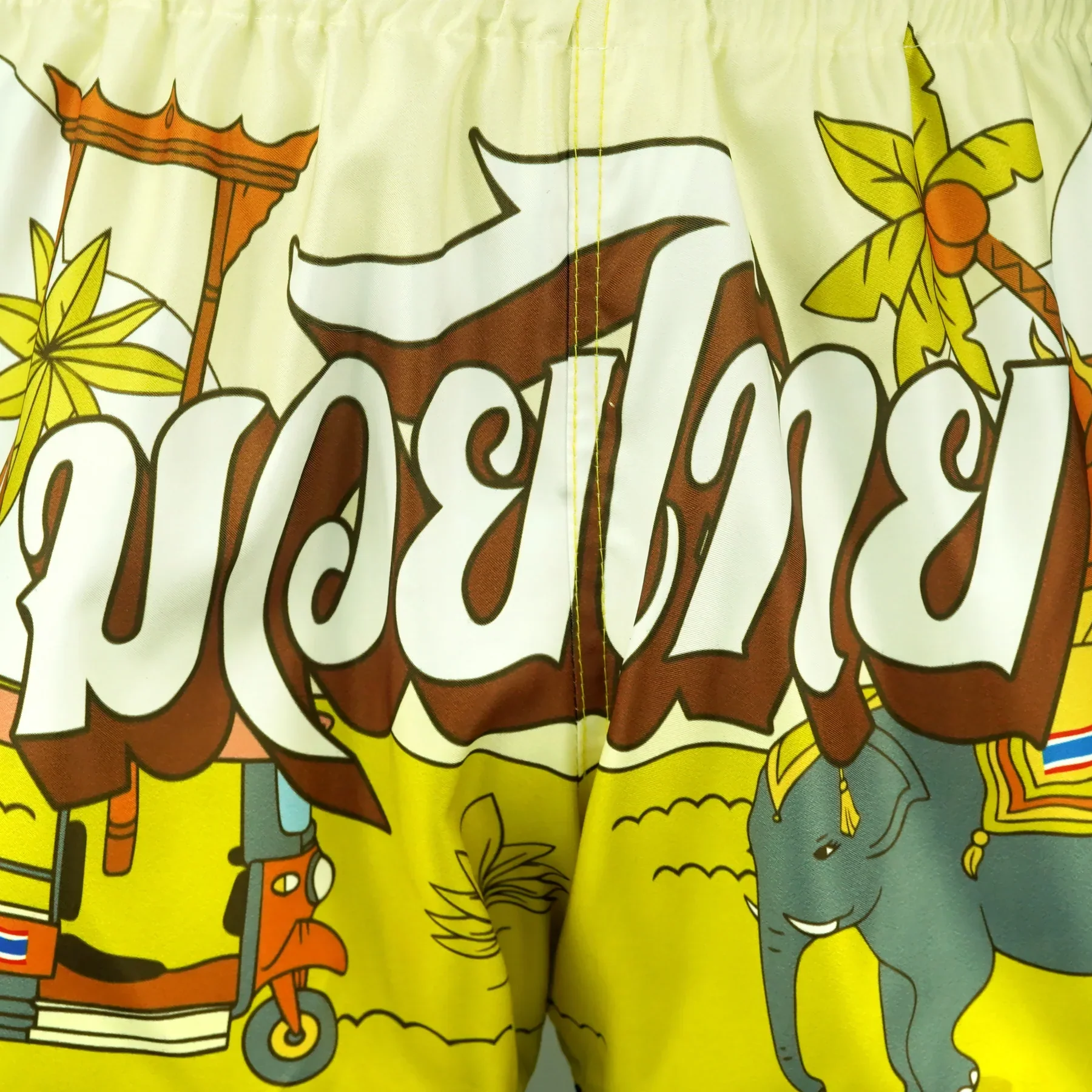 RMS127 TUFF High-Cut Retro Muaythai Shorts The Sunshine Journey - Image 5