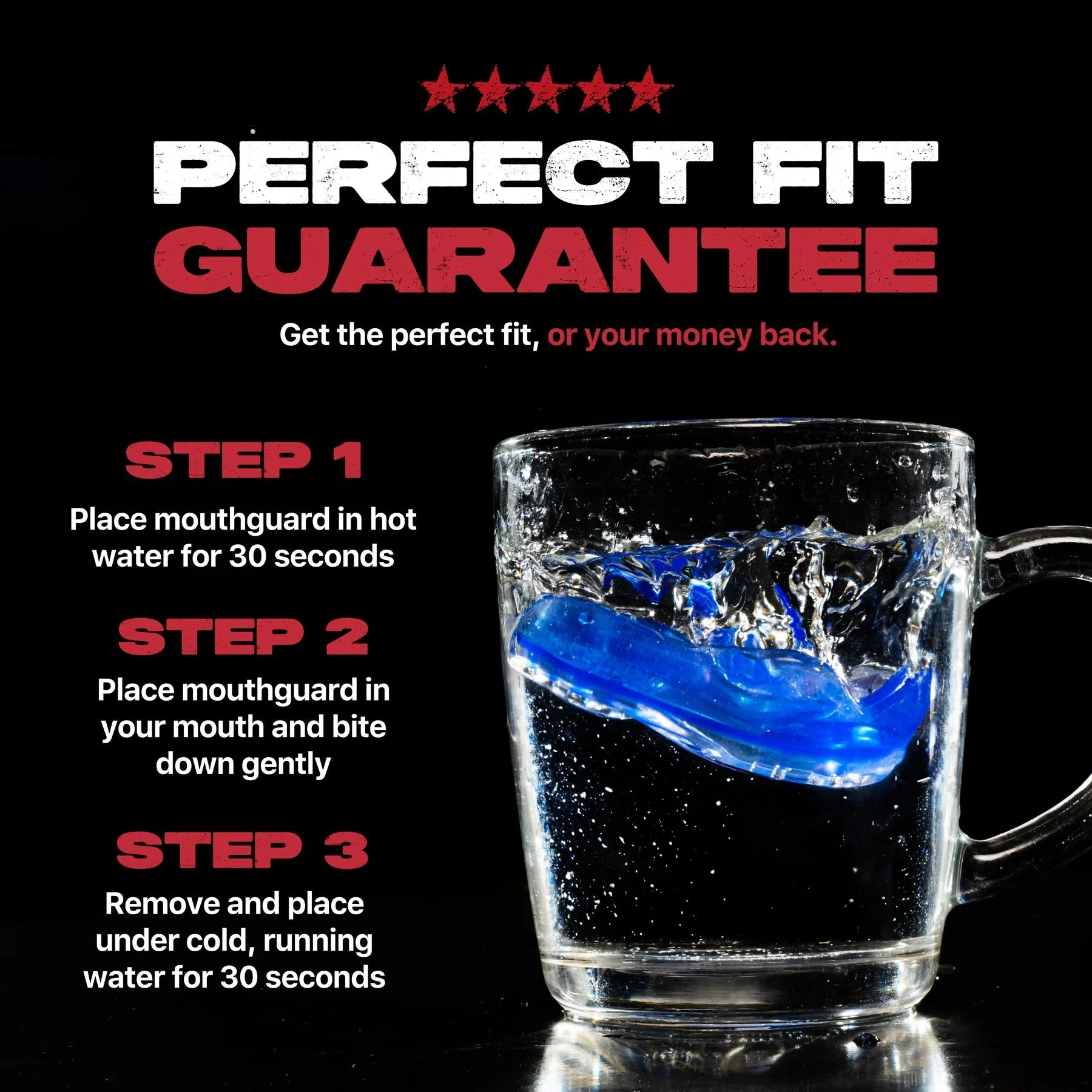 SafeJawz Extro Mouth Guard Blue Ice - Image 5