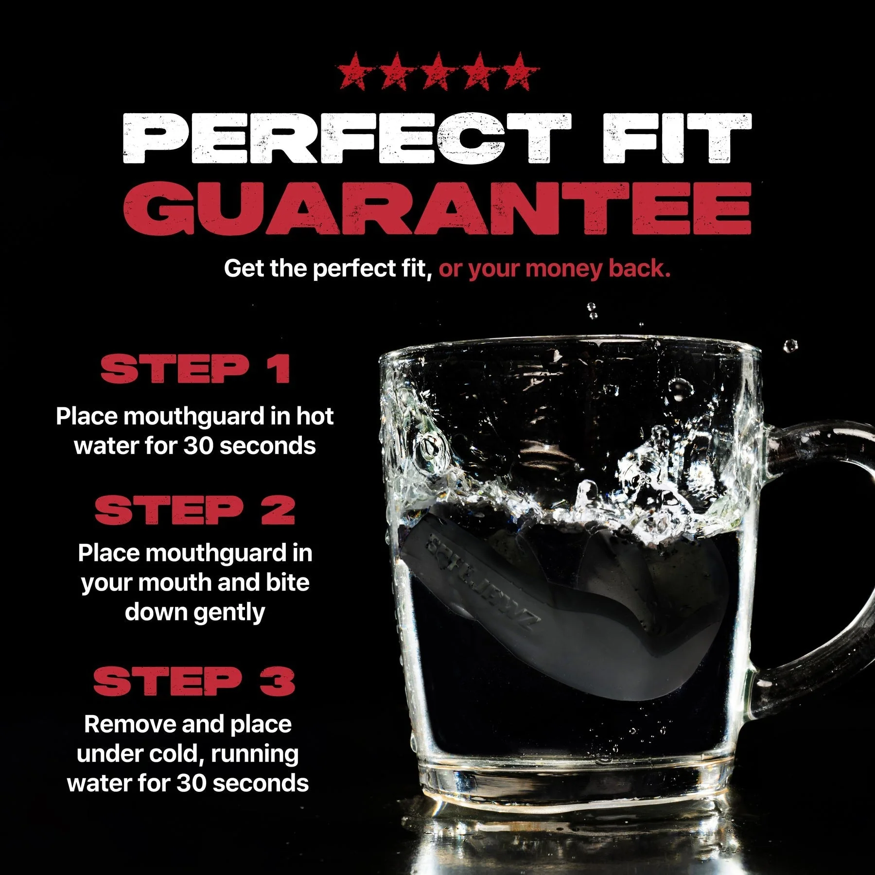 SafeJawz Intro Mouthguard Black - Image 3
