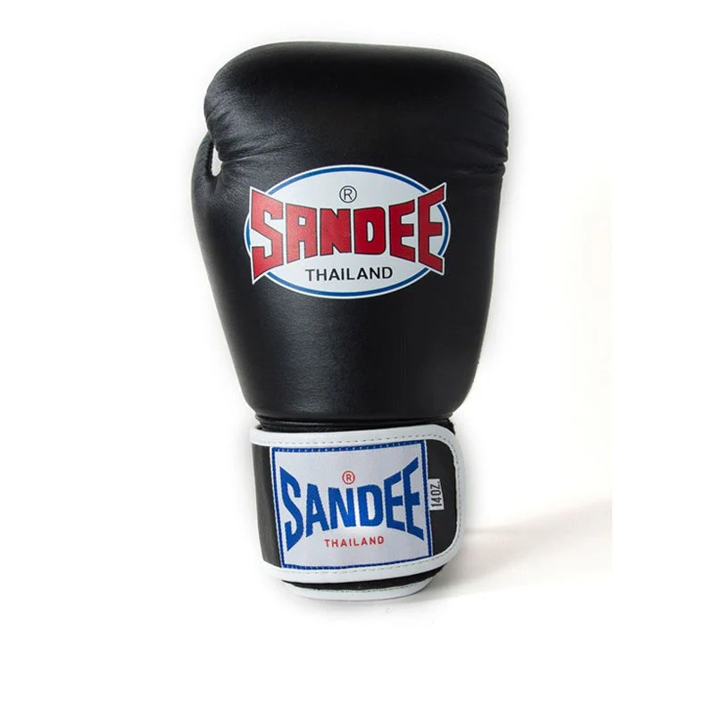 Sandee ABG1 Authentic 2 Tone Boxing Gloves Black/ White - Image 3