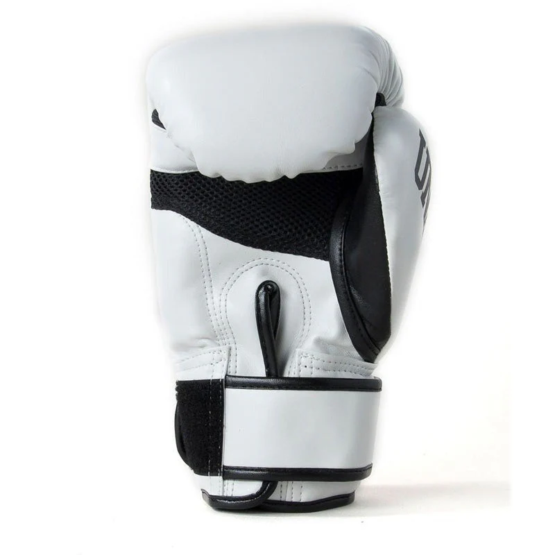 Sandee Cool-Tec Kids Muay Thai Gloves White/Black - Image 3