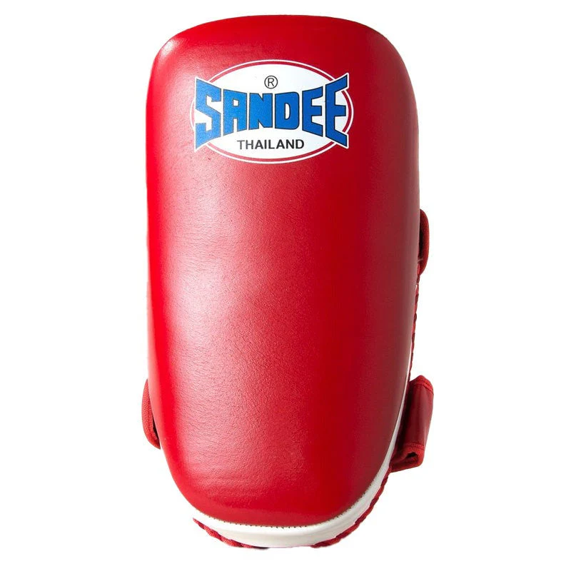 Sandee CTP1 Curved Thai Kick Pads Red/White - Image 3