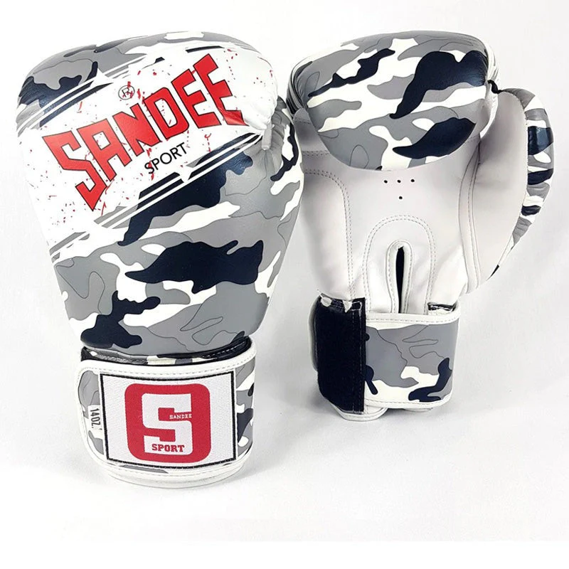 Sandee Sport Boxing Gloves Camo Grey - Image 2